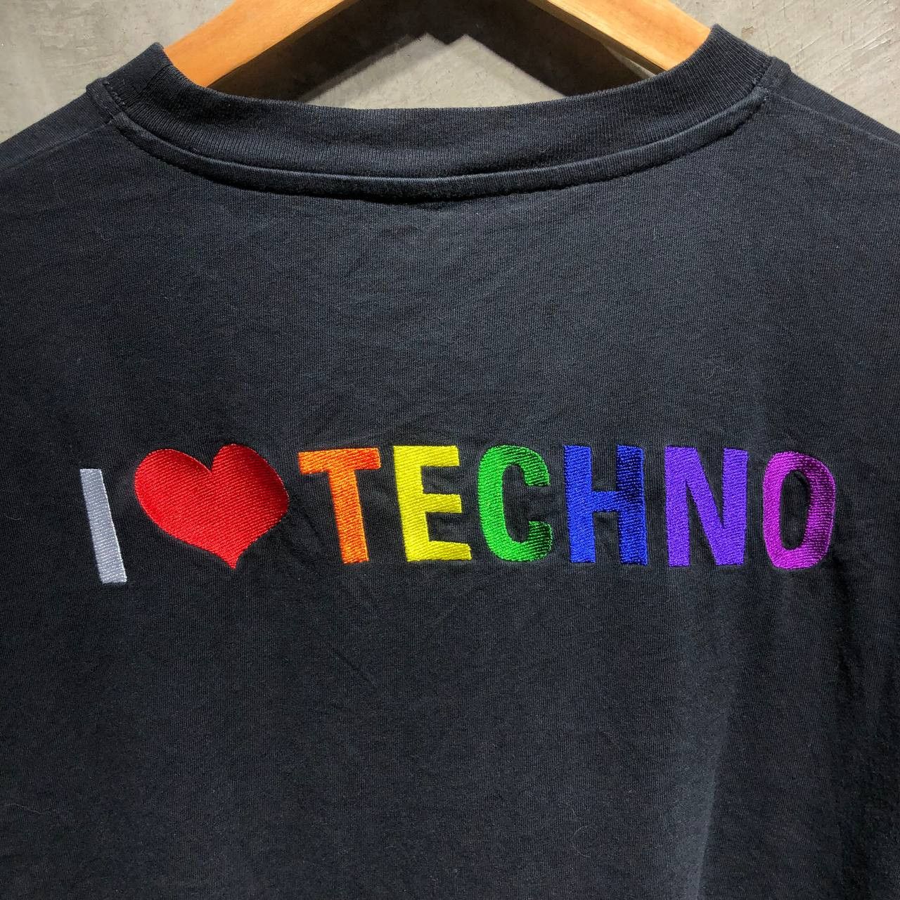 Balenciaga Balenciaga “I Love Techno” Embroidered tee Size US L / EU 52-54 / 3 - 2 Thumbnail