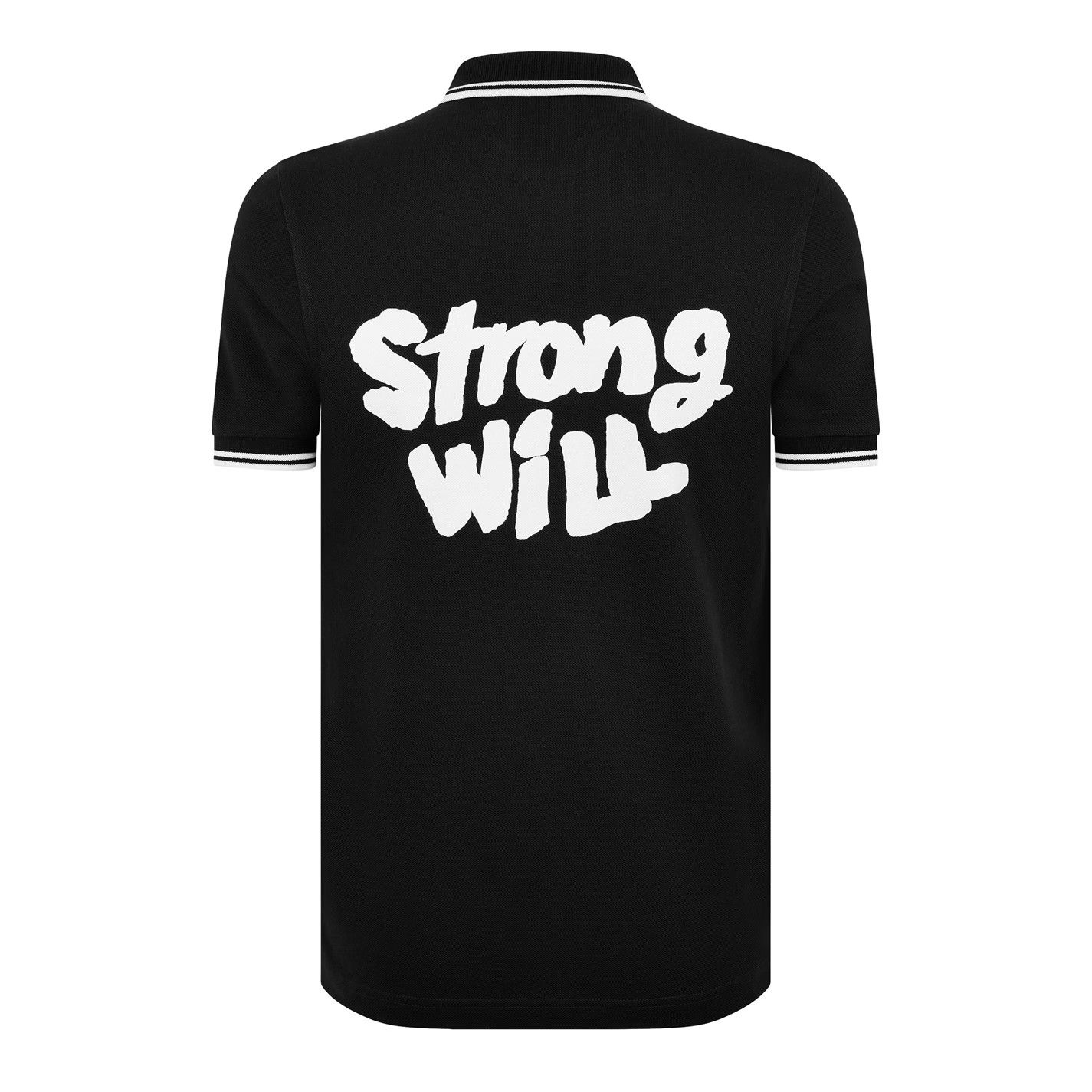 Comme des Garcons SHIRT o1g2r1mq0426 Fred Perry Strong Will Polo Shirt in Black Size US S / EU 44-46 / 1 - 4 Thumbnail