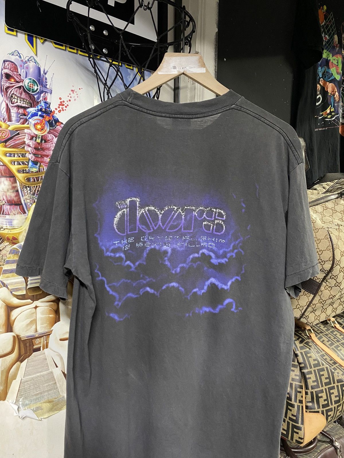 Band Tees Vintage 90’s Jim Morrison The Doors Band Tee Shirt XLarge Size US XL / EU 56 / 4 - 2 Thumbnail