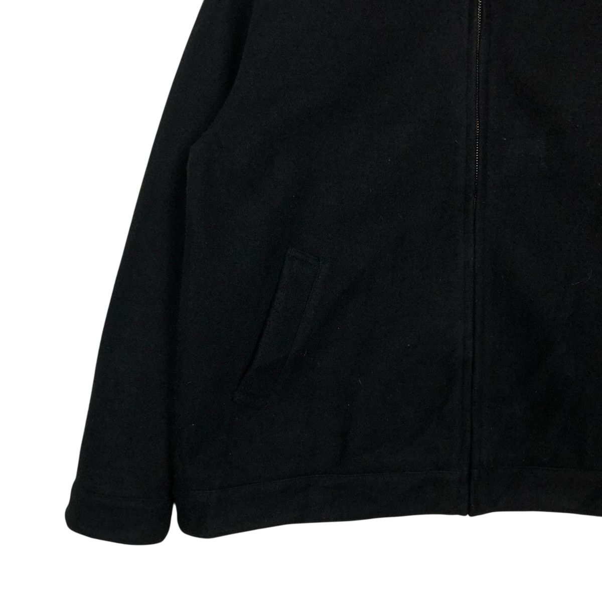 Japanese Brand 🔥VINTAGE WOOL BIKER JACKET BACK NUMBER ISSEY MIYAKE Size US XL / EU 56 / 4 - 6 Thumbnail