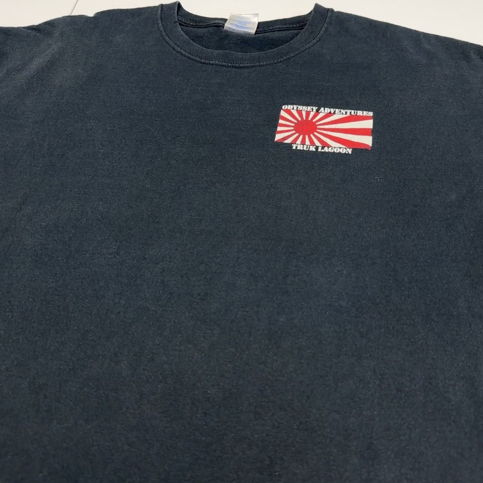 Vintage Odyssey Adventures Truk Lagoon Battle Ship T Shirt XL 23x28 Size US XL / EU 56 / 4 - 5 Thumbnail