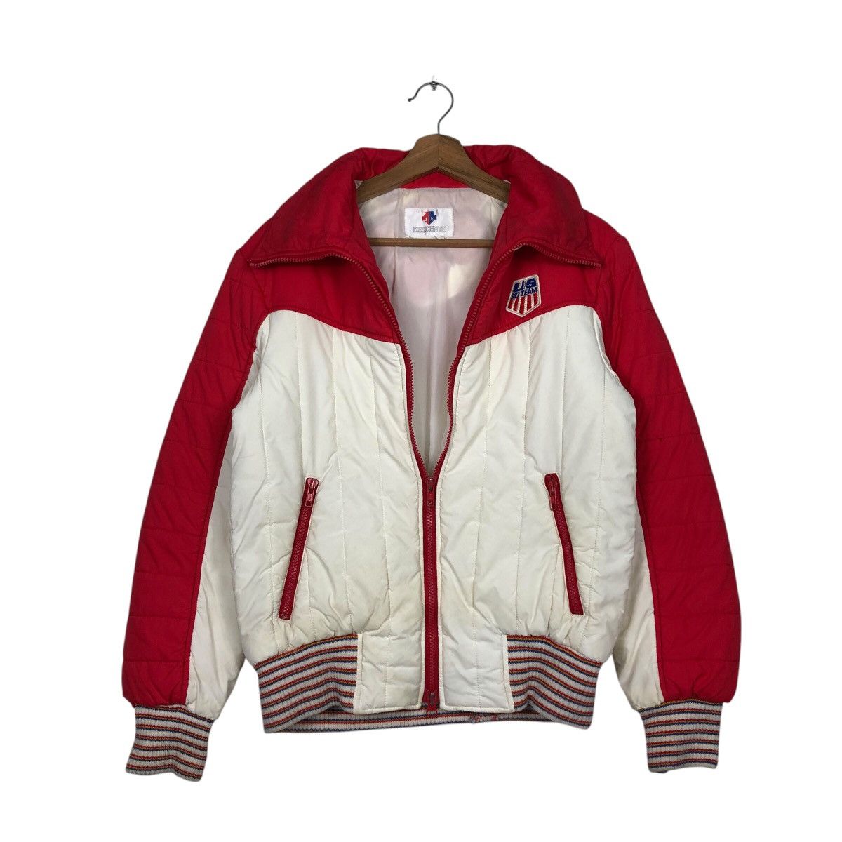 Japanese Brand 📌Vintage Bomber Jacket Us Ski Team Descente Rare Design Size US M / EU 48-50 / 2 - 12 Thumbnail
