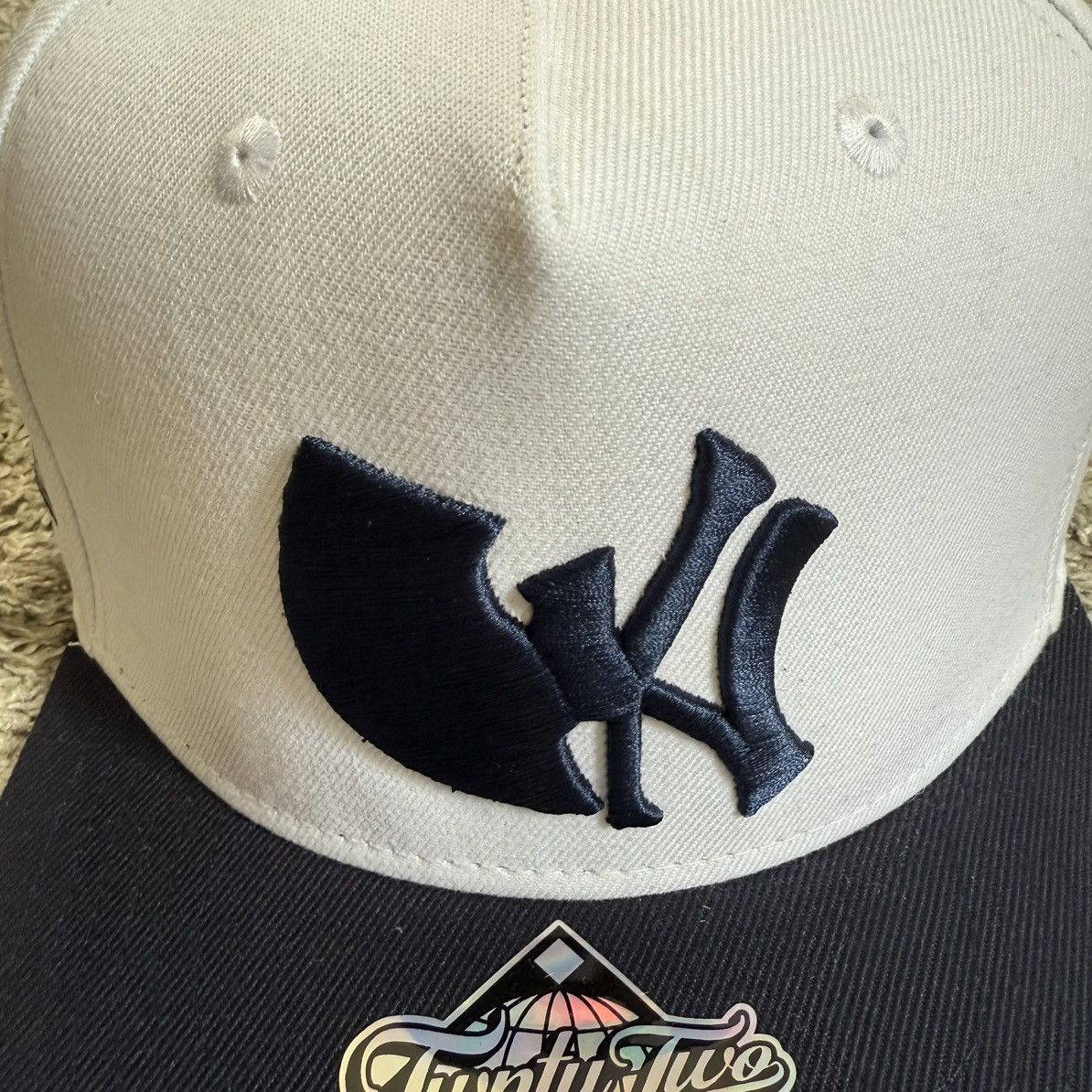 TWNTY-TWO 🔴Wu-Tang Hat Wu NYC Yankees Twnty Two Snapback Rza Raekwon Size ONE SIZE - 2 Thumbnail