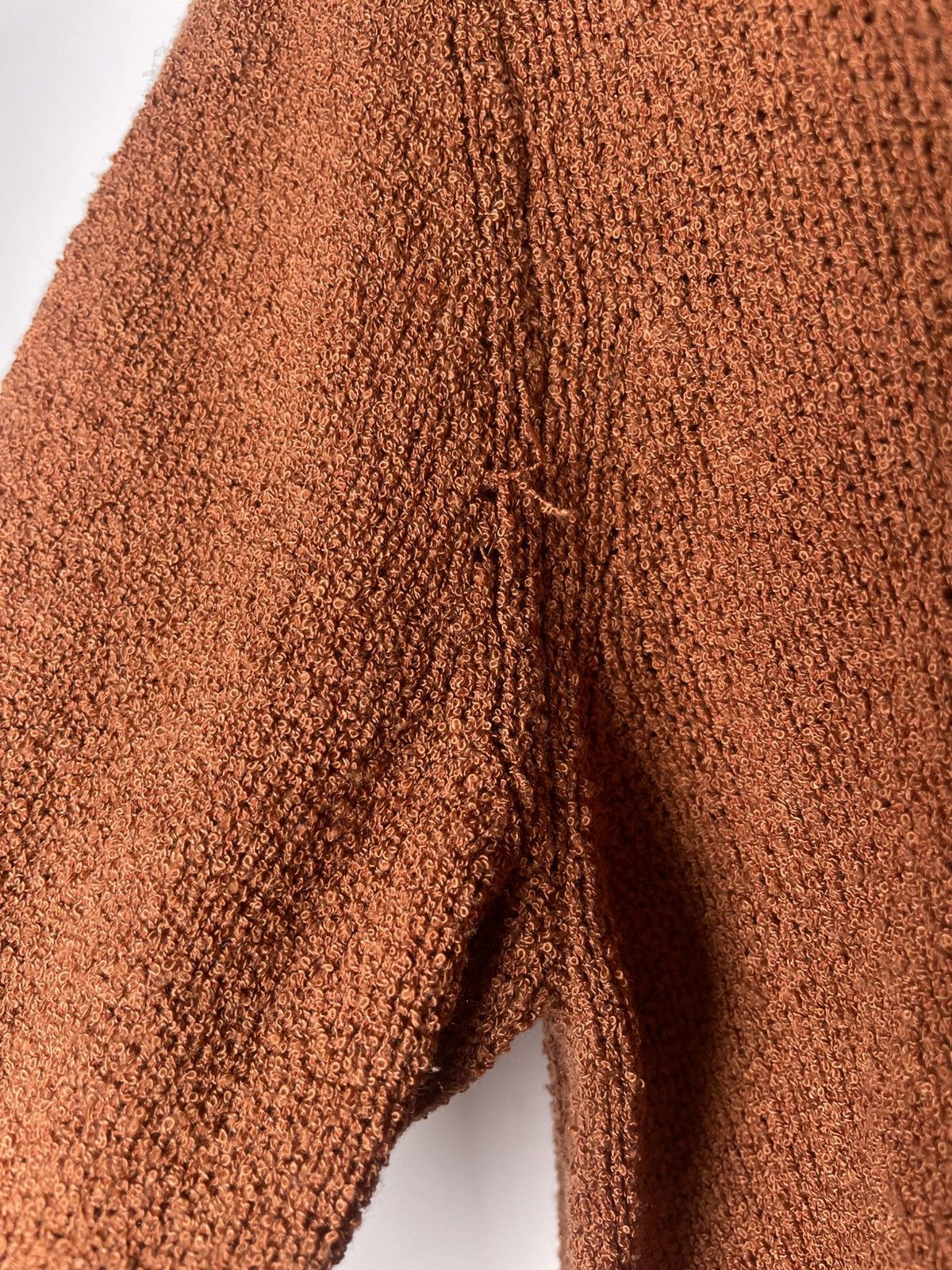 Frank And Oak Frank And Oak Textured Knit Sweater – Rust Brown (S) Size US S / EU 44-46 / 1 - 7 Thumbnail