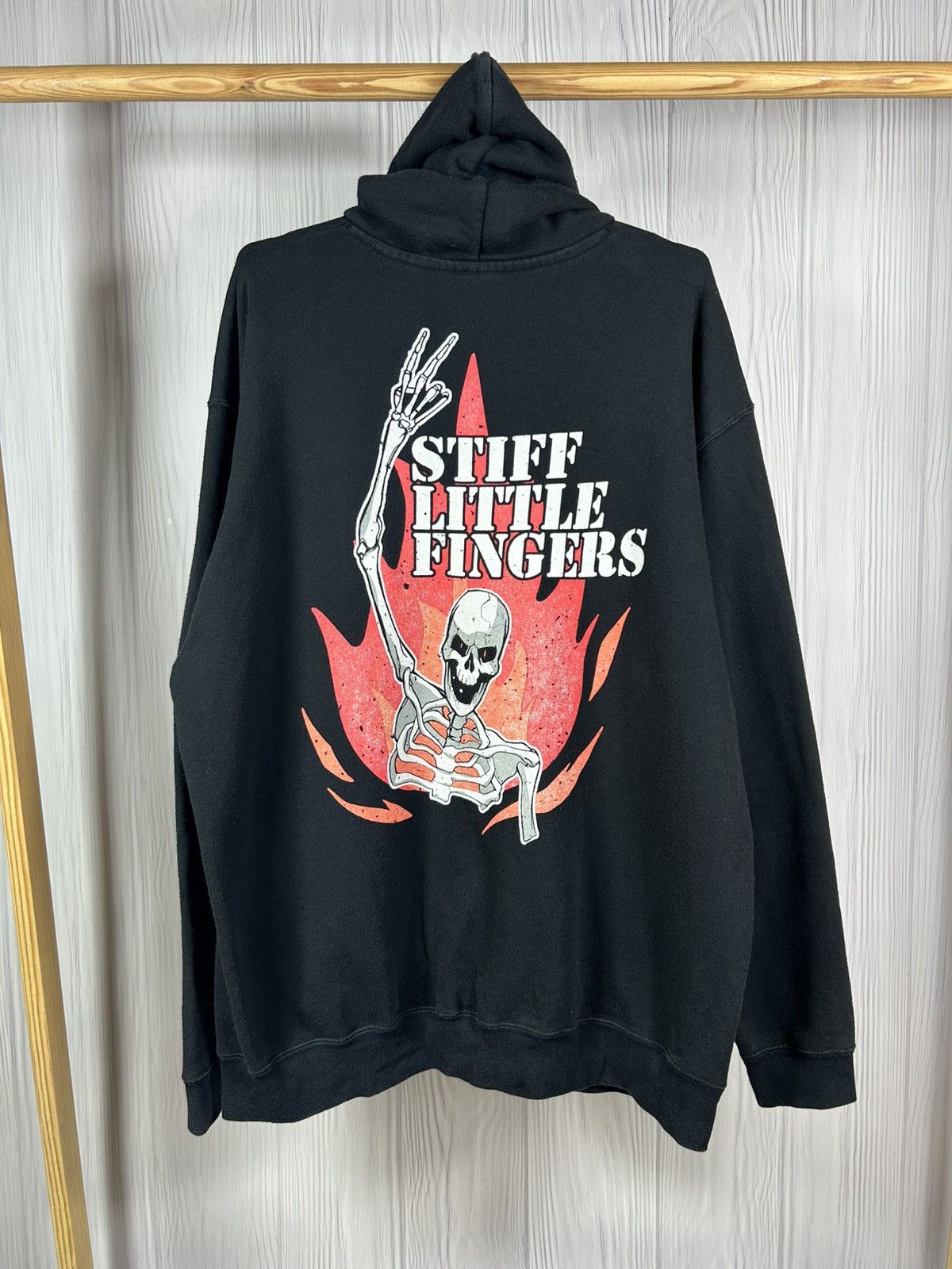 Band Tees Vintage Stiff Little Fingers Punk Band Hoodie 00’s Y2K Size US XL / EU 56 / 4 - 1 Thumbnail
