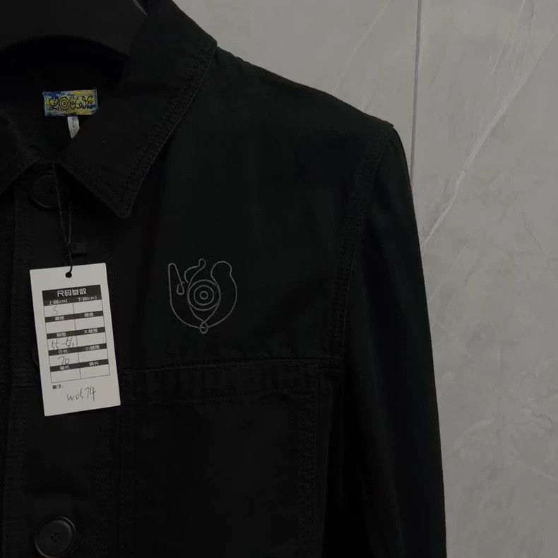 Loewe LOEWE Embroidered Logo work shirt jacket Size S / US 4 / IT 40 - 2 Thumbnail