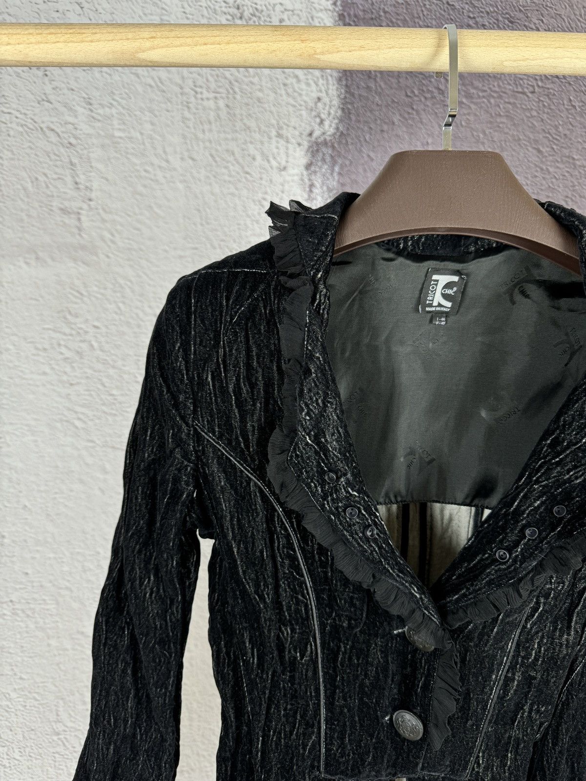 Other Tricot Chic Avant Garde shrunken hi-fashion jacket Italy Size M / US 6-8 / IT 42-44 - 3 Thumbnail