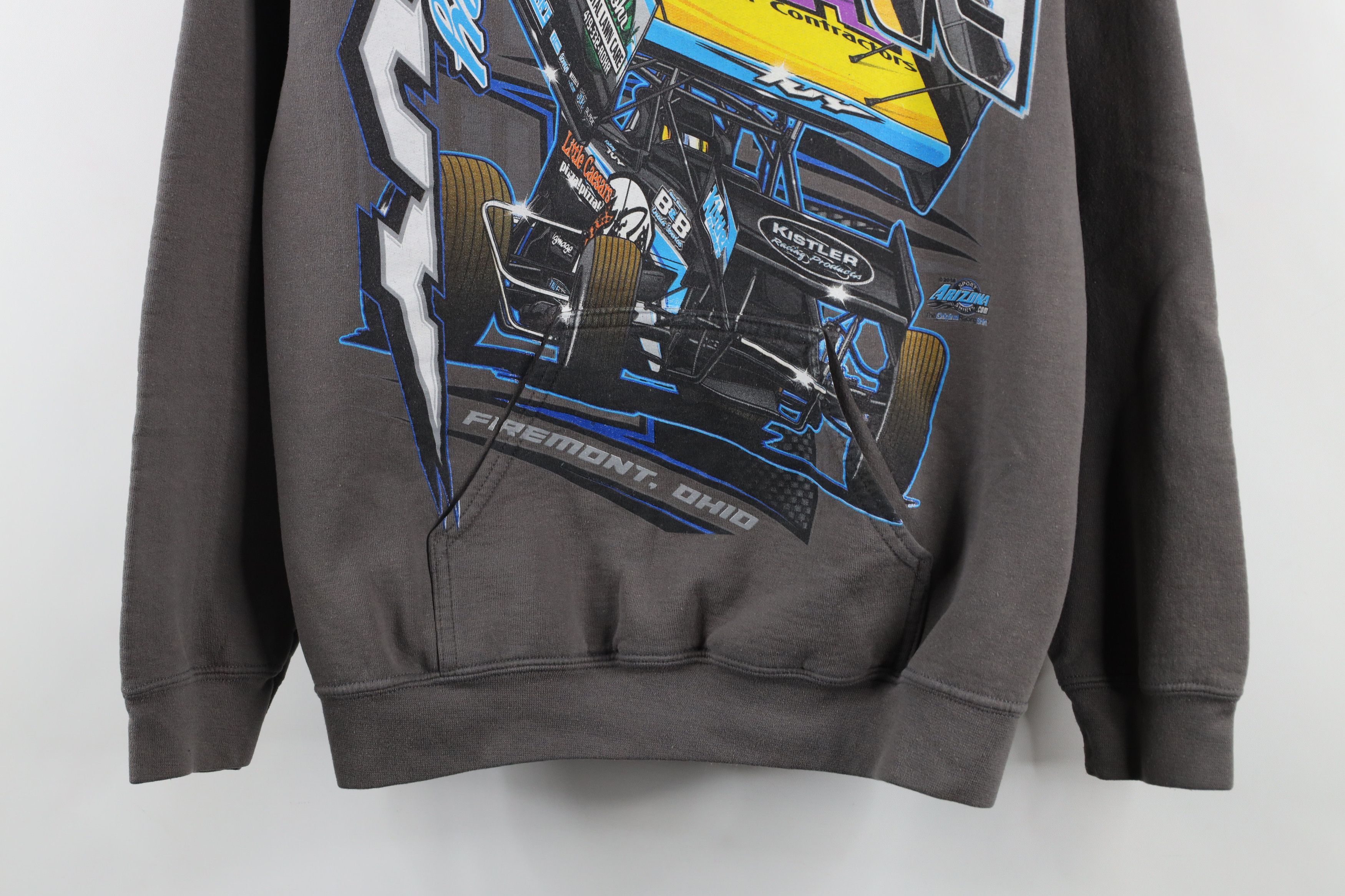 Vintage Streetwear Ivy Sprint Car Racing Hoodie Sweatshirt Gray Size US S / EU 44-46 / 1 - 3 Thumbnail