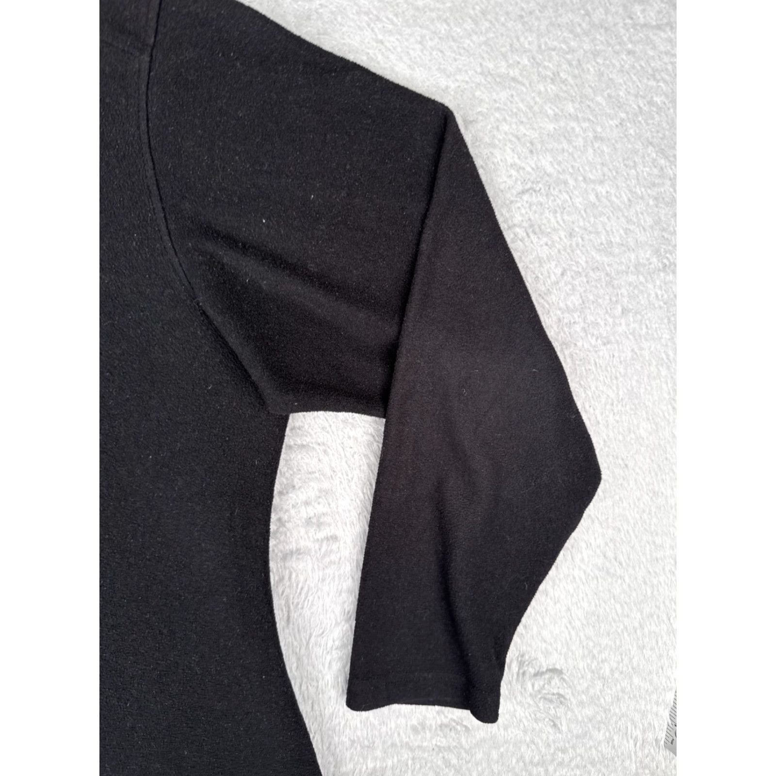 Patagonia Patagonia Sweater Adult XL Black 1/4 Zip Capilene Polyester Fleece Shirt Mens Regular Pullover Embroidered Logo 1/4 Zip Black Patagonia Size US XL / EU 56 / 4 - 2 Thumbnail