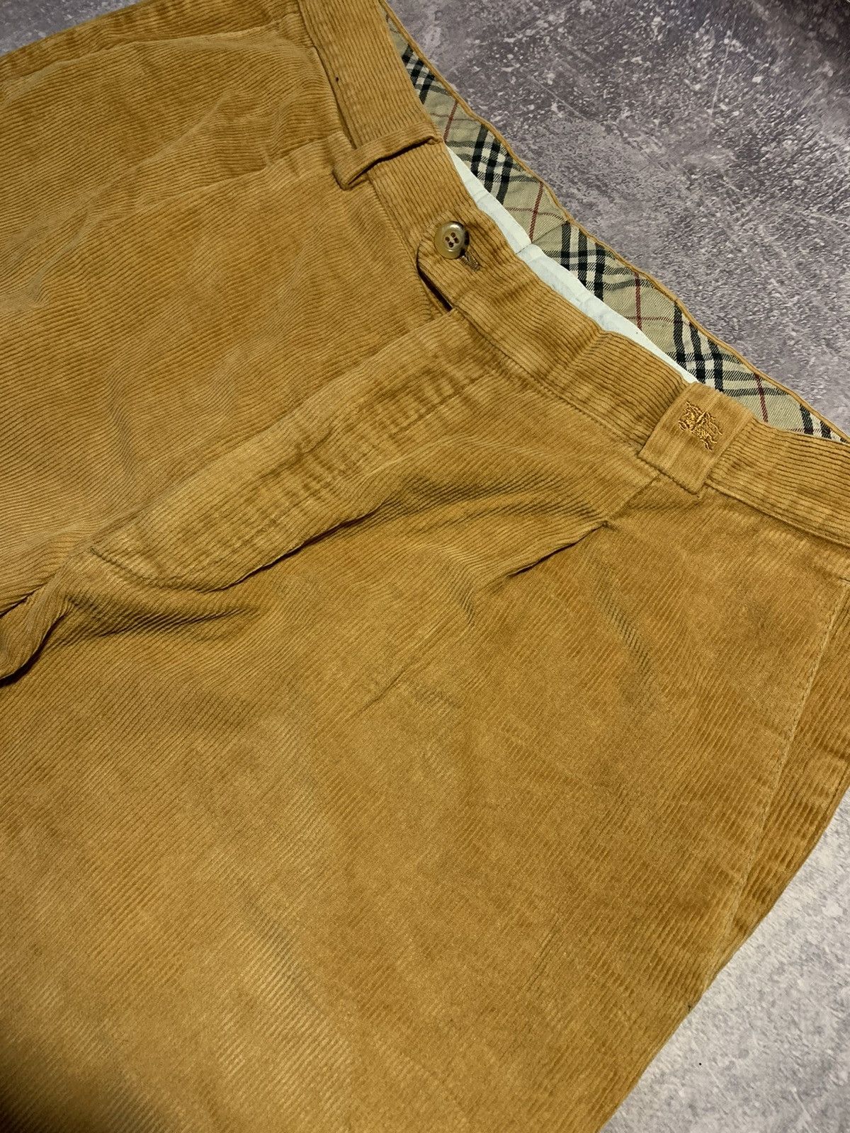 Burberry Burberry velvet vintage casual pants L size 34 Size US 34 / EU 50 - 4 Thumbnail
