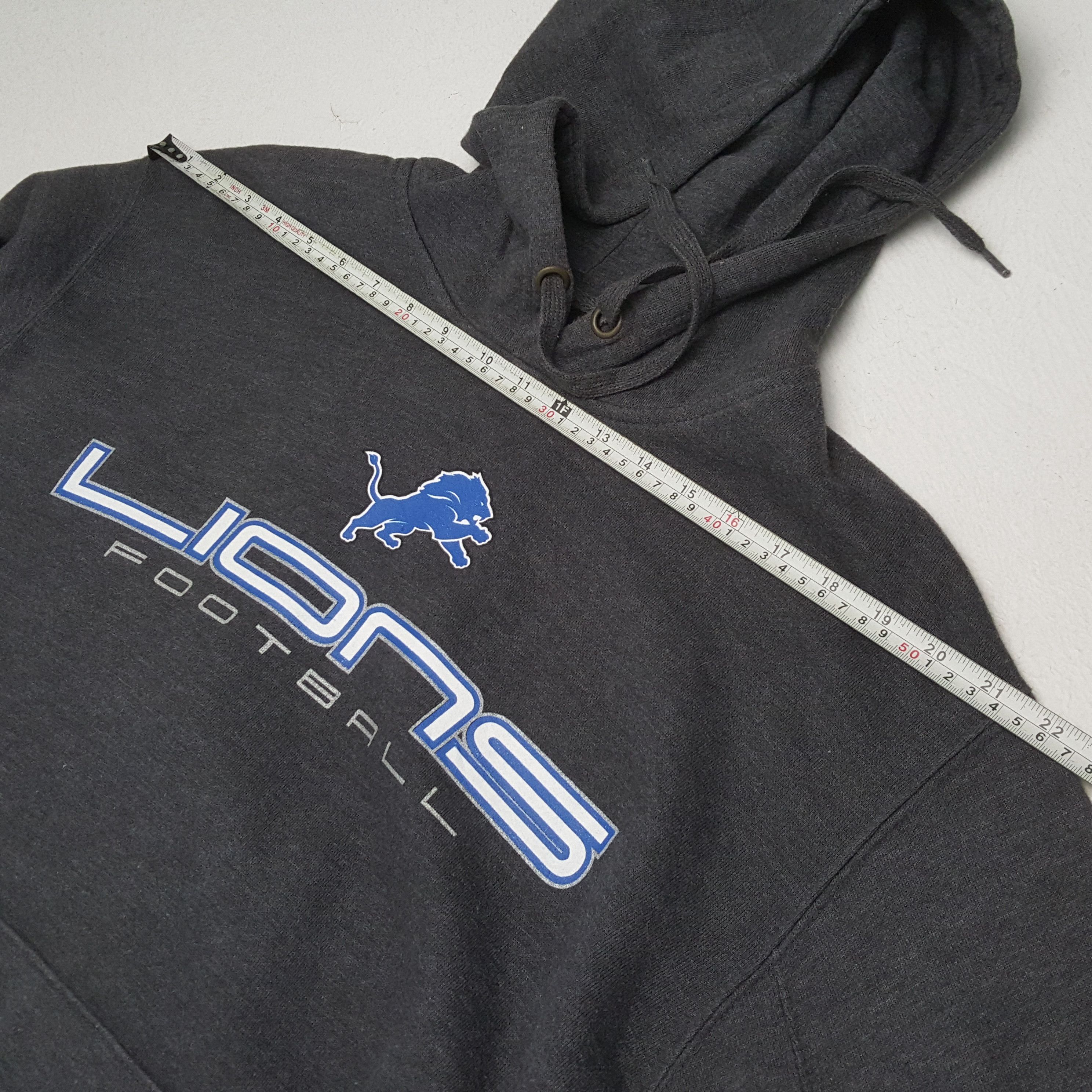 NFL × Vintage LIONS FOOTBALL NFL Hoodies American Football Team Size US XL / EU 56 / 4 - 5 Thumbnail