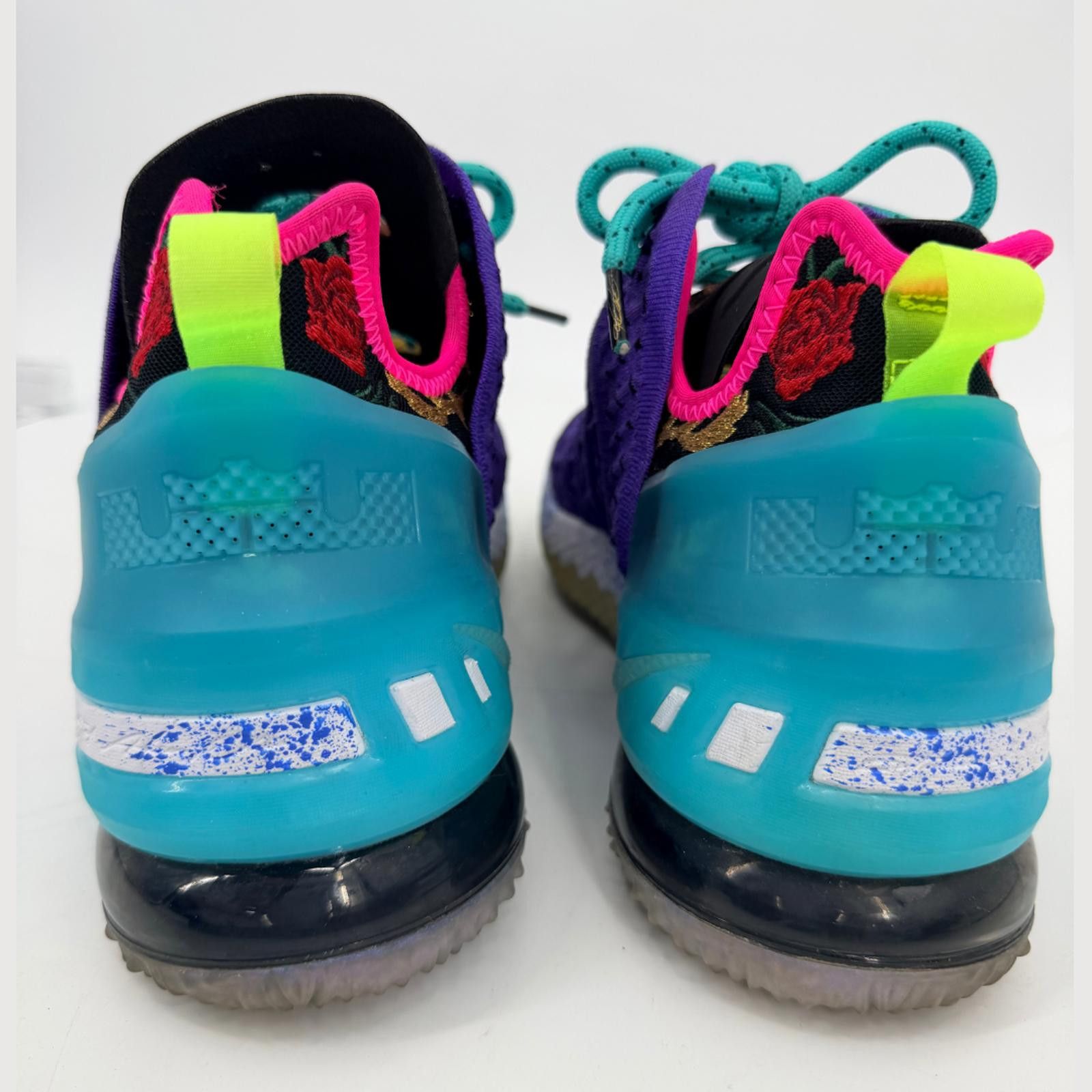 Nike Nike LeBron 18 Best of 10-18 Sneakers Purple Aqua 8 Size US 8 / EU 41 - 5 Thumbnail
