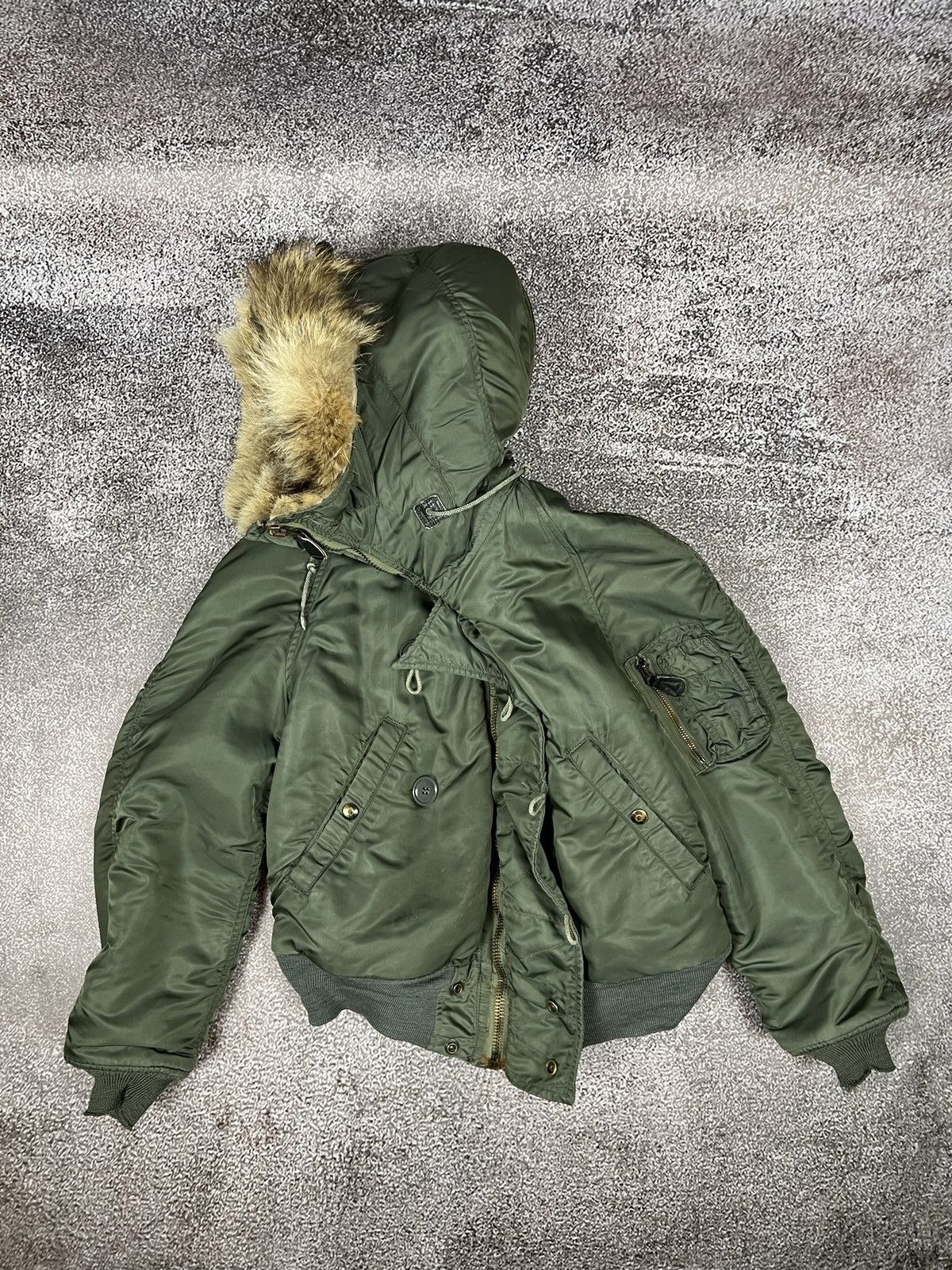 Alpha Industries × If Six Was Nine × Vintage 60s Alpha Industries N-2B coyote fur flight bomber jacket Size US S / EU 44-46 / 1 - 6 Thumbnail