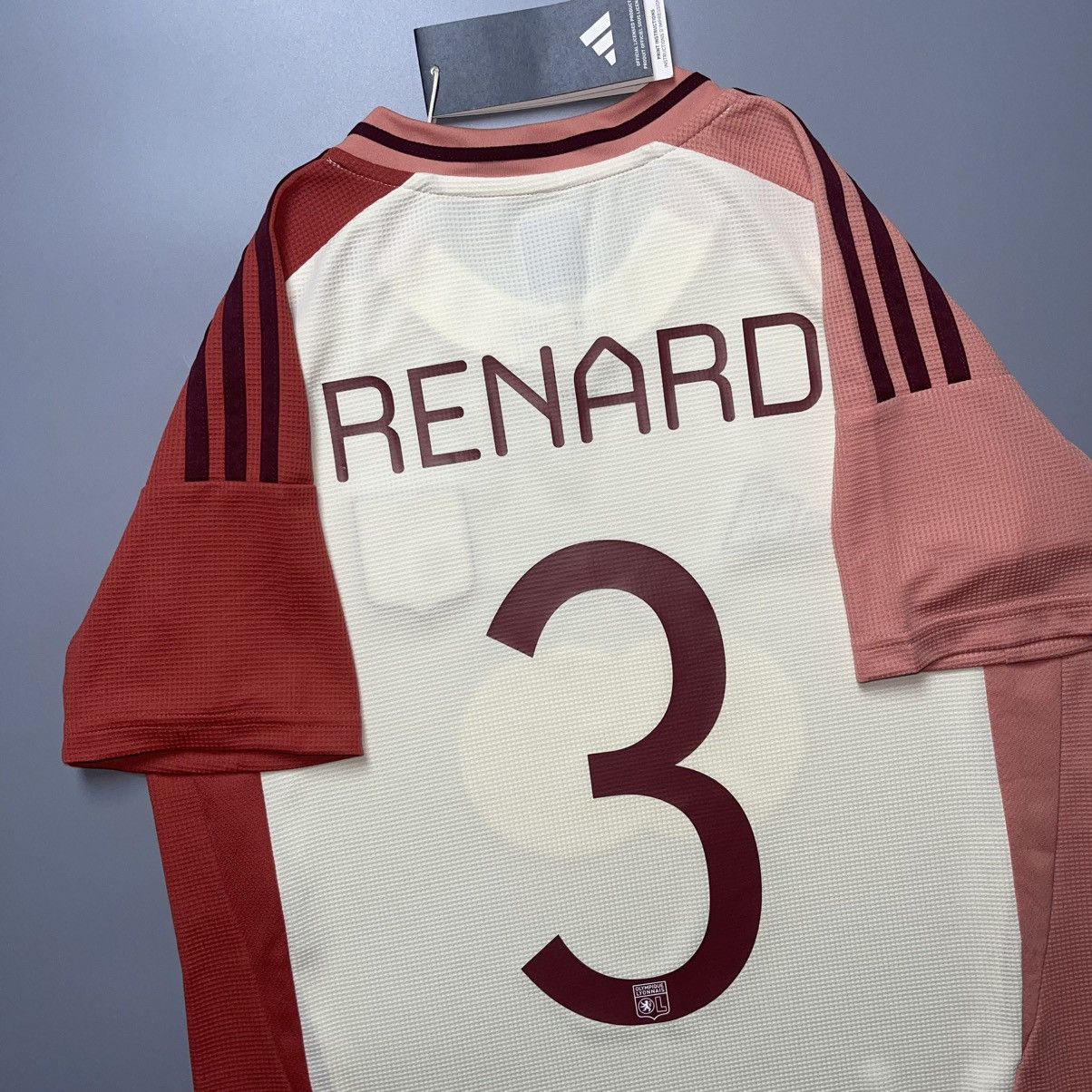 Adidas NWT WOMEN LYON ADIDAS 2024/2025 FOOTBALL JERSEY #3 RENARD Size M / US 6-8 / IT 42-44 - 10 Thumbnail
