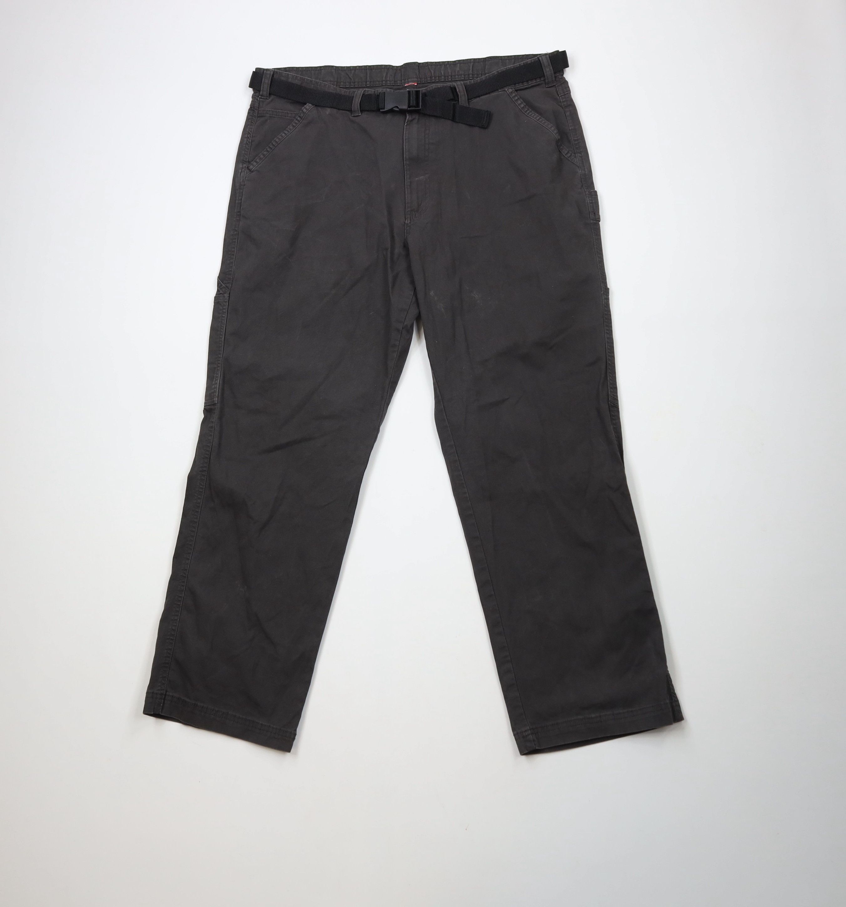 Vintage Vintage Y2K Streetwear Belted Canvas Wide Leg Pants Gray Size US 40 / EU 56 - 1 Thumbnail