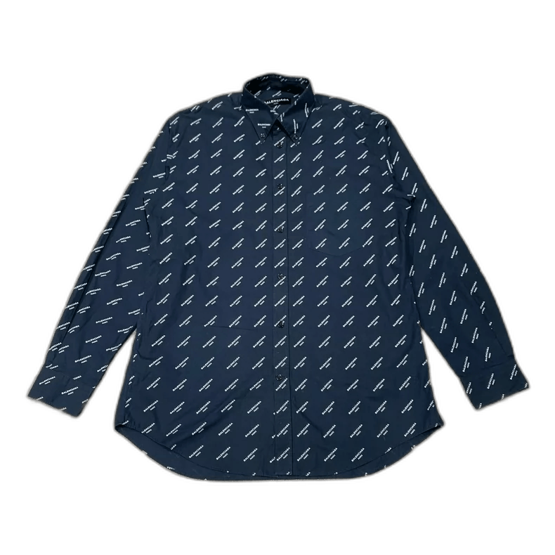 Balenciaga Balenciaga Printed Long Sleeve Shirt Jacket-yf Size US M / EU 48-50 / 2 - 1 Thumbnail