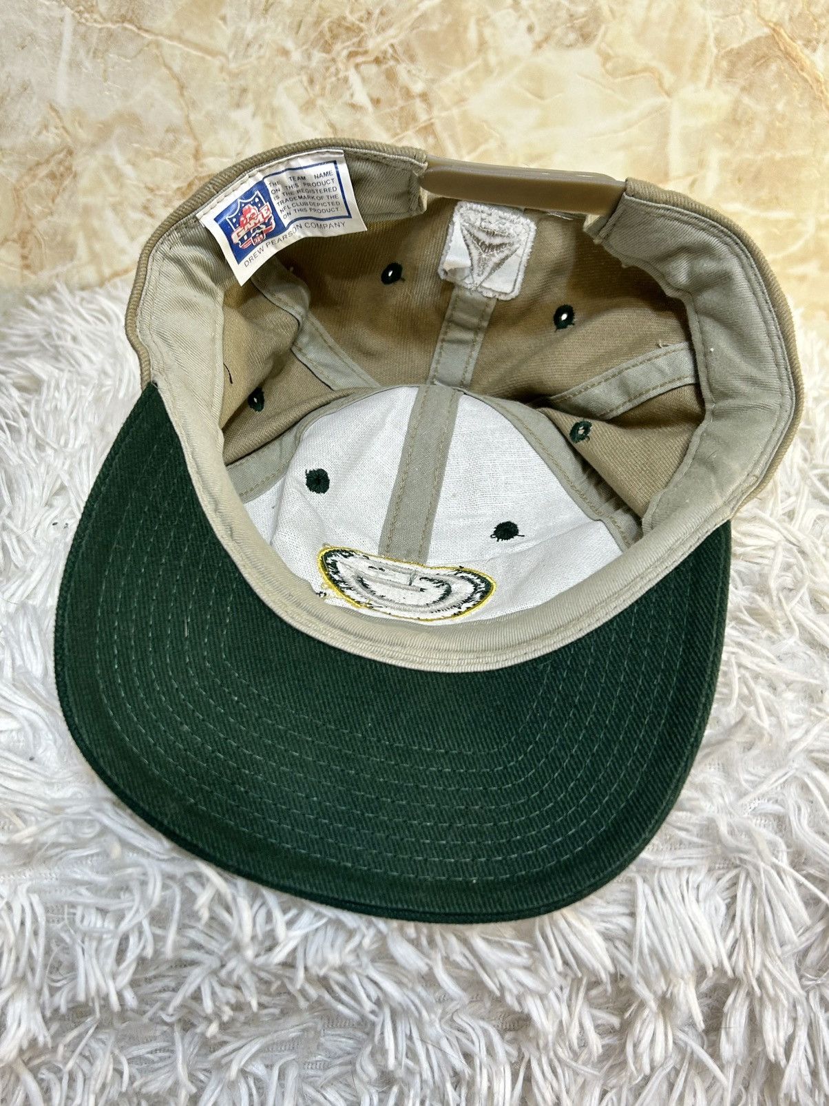 NFL NWT VINTAGE Gameday Green Bay Packers NFL Beige SnapBack Hat Size ONE SIZE - 6 Thumbnail