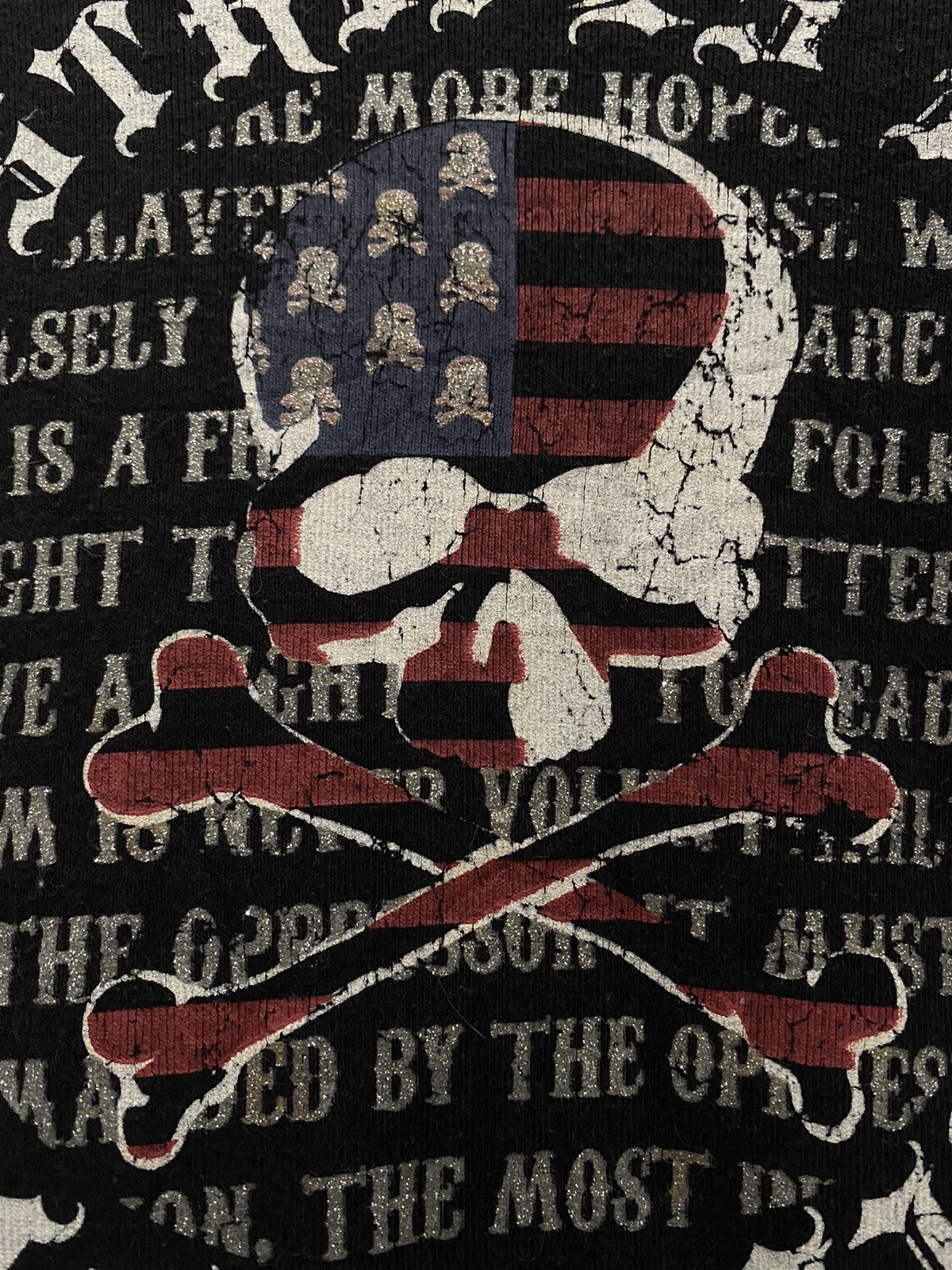 If Six Was Nine Japan BEAUMERE Old Glory Punk Styled Skull Longsleeve Size US L / EU 52-54 / 3 - 3 Thumbnail