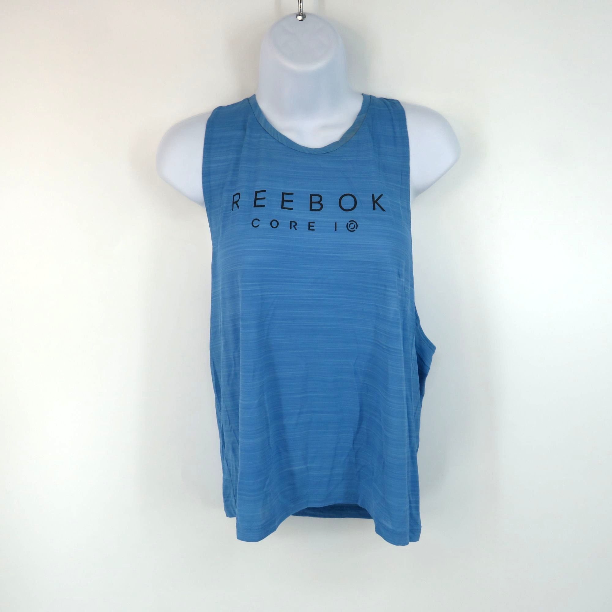Reebok Reebok Women's Core 10 Blue Tank Top Large NWT $25 Size L / US 10 / IT 46 - 1 Thumbnail