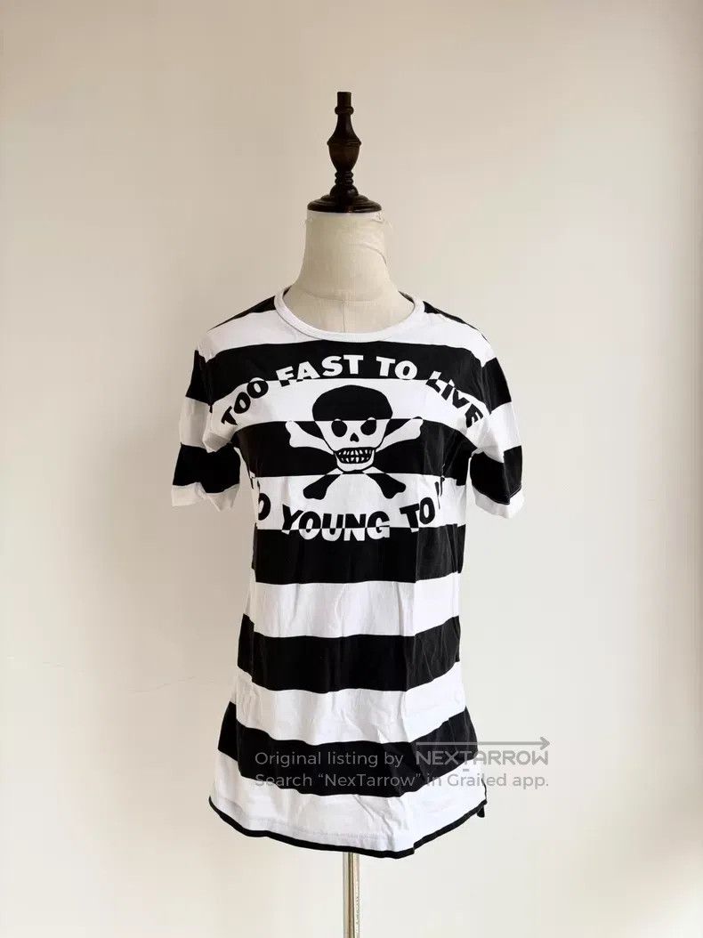 Vivienne Westwood vivienne westwood black striped skull t-shirt