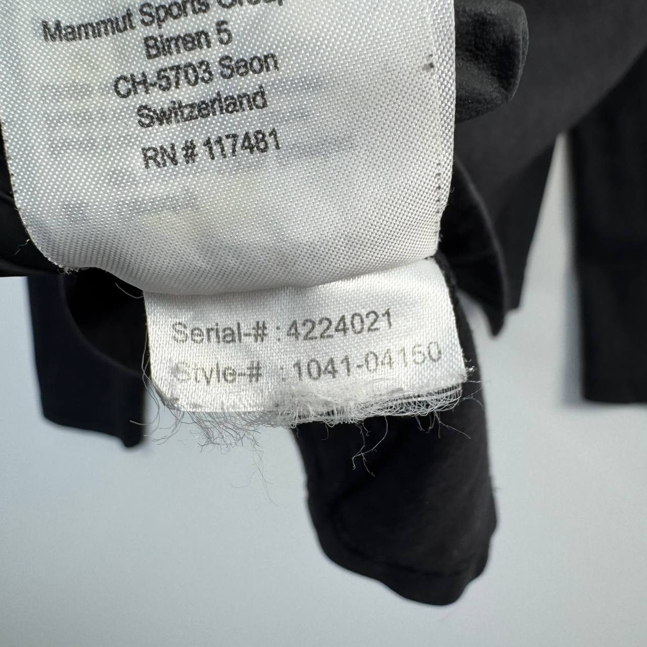 Mammut Mammut Long Sleeve T-Shirt Black Graphic Logo Size S Size US S / EU 44-46 / 1 - 6 Thumbnail