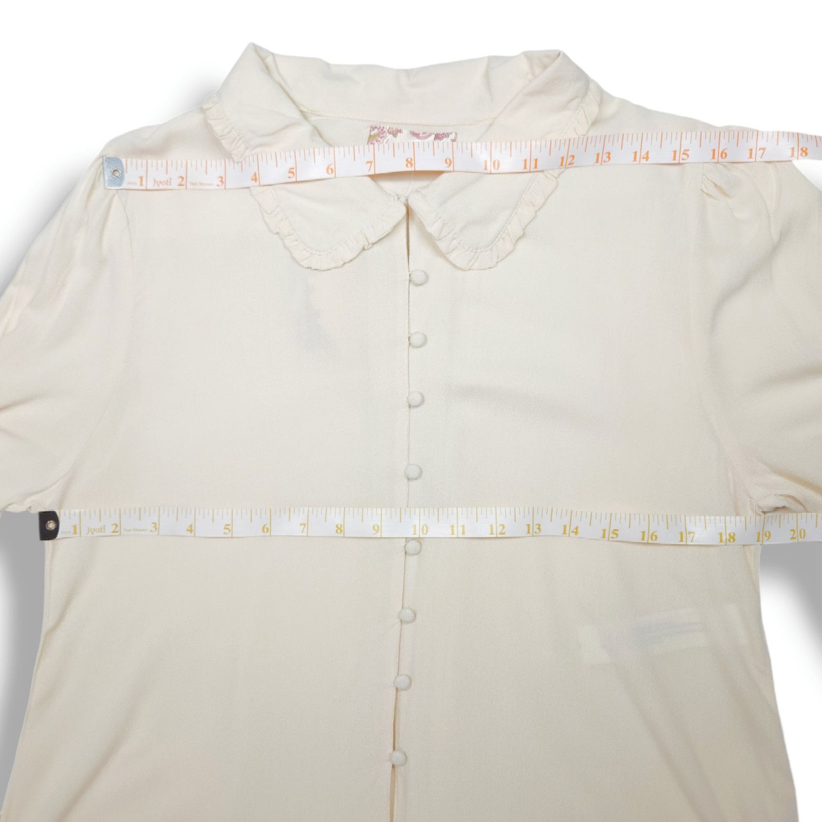 Other NWT B.O.G. Band of the Free Denise Ruffle Collar Top Sz. M Size M / US 6-8 / IT 42-44 - 11 Thumbnail
