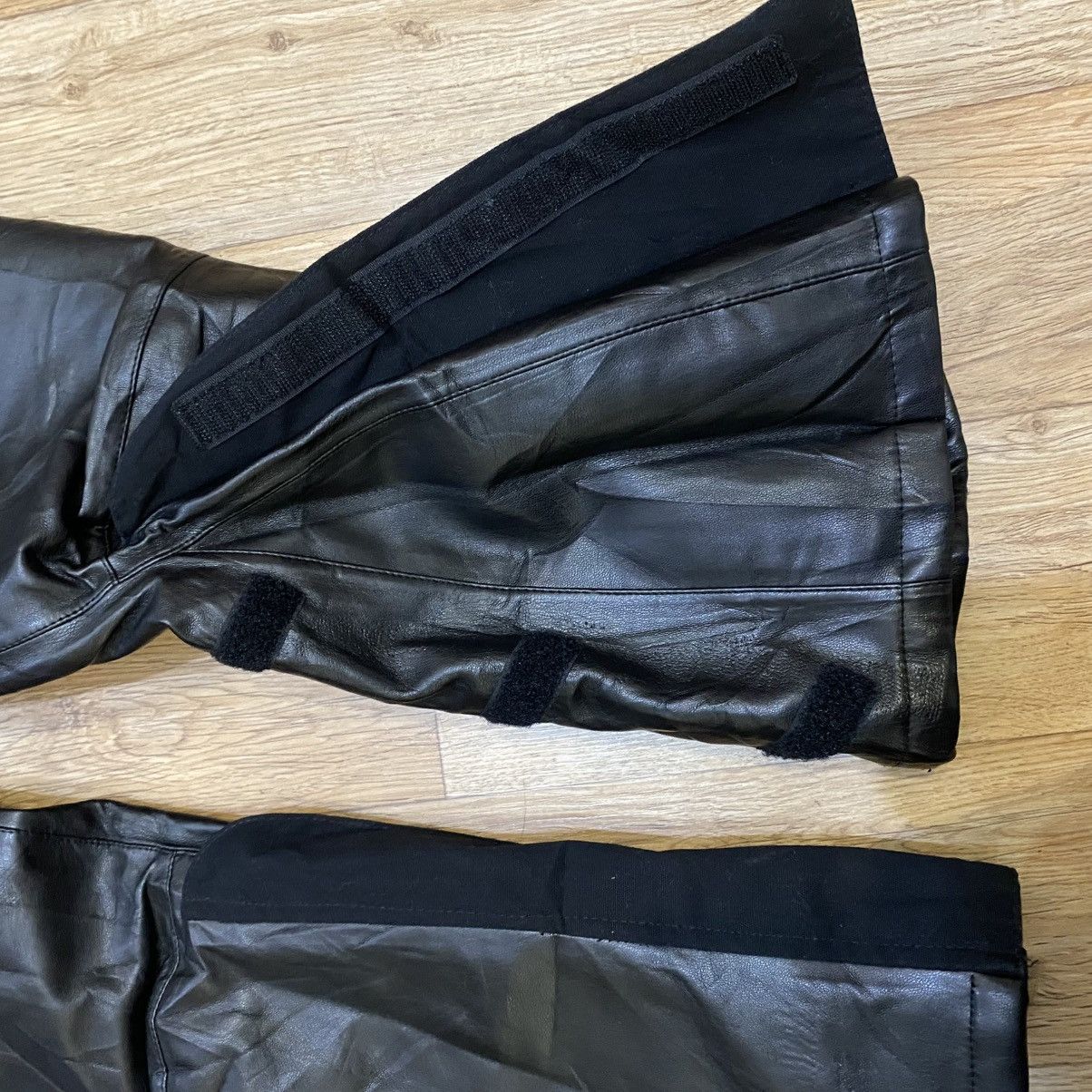 Tornado Mart Aegis Invincible Shield Rick Owen Style Leather Pants Size US 30 / EU 46 - 4 Thumbnail