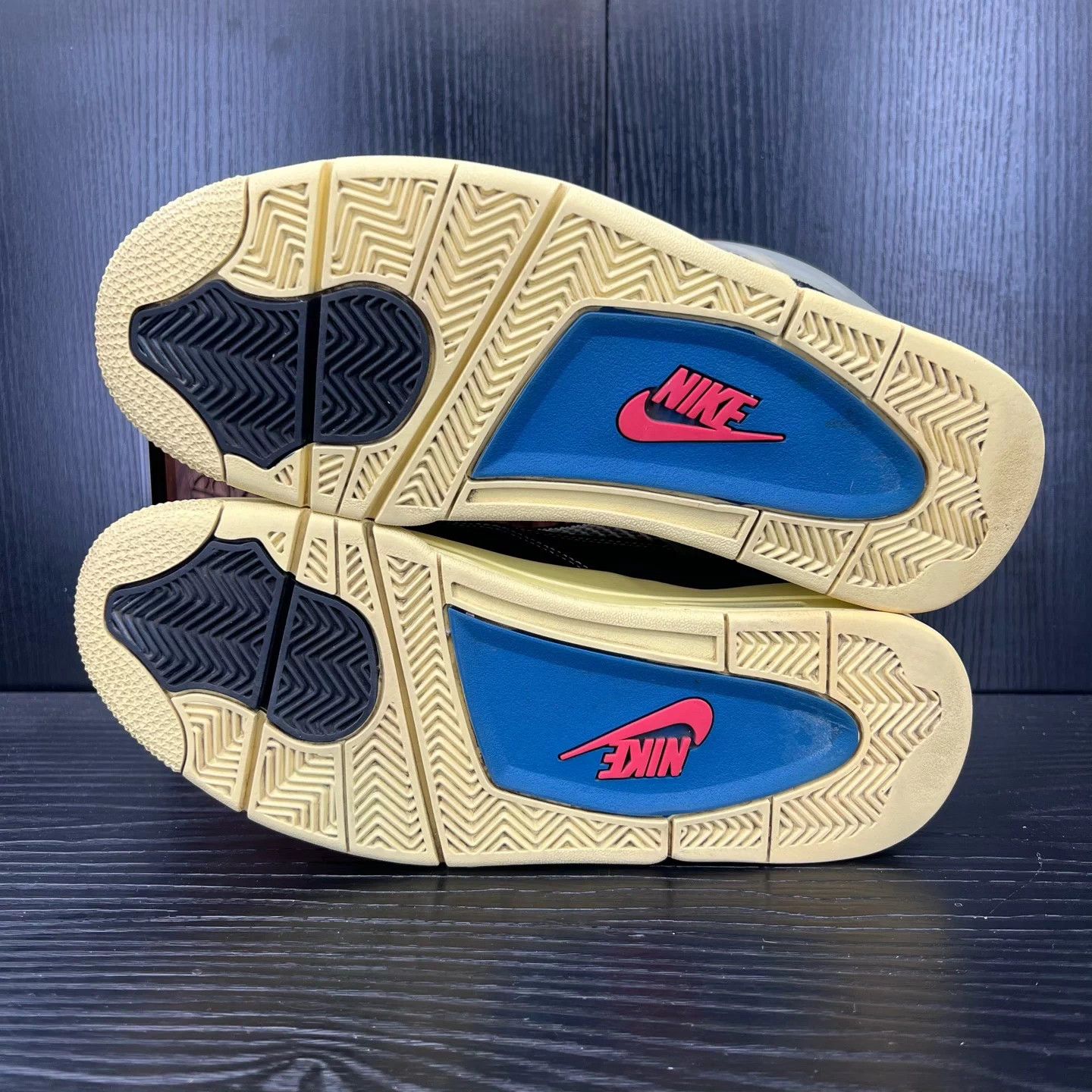 Nike Air Jordan 4 Union Black Blue 43 Mint充新 Size US 10 / EU 43 - 6 Thumbnail