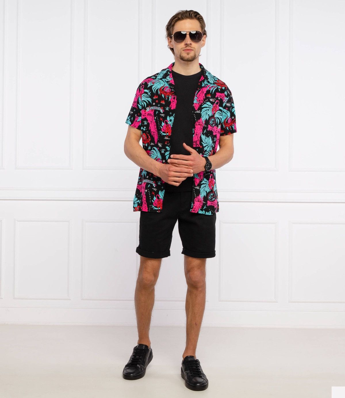 Tommy Jeans Tommy Hilfiger Jeans Printed Shirt Button Viscose Tropical Size US M / EU 48-50 / 2 - 3 Thumbnail
