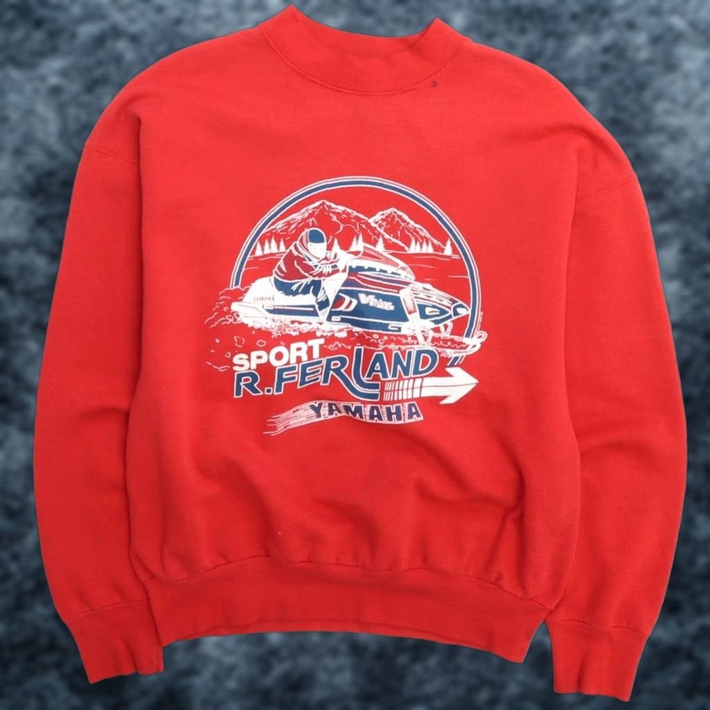 Vintage Polaris Snowmobile with Star Pullover Hoodie Vintage Polaris Snowmobile with Star Pullover Hoodie