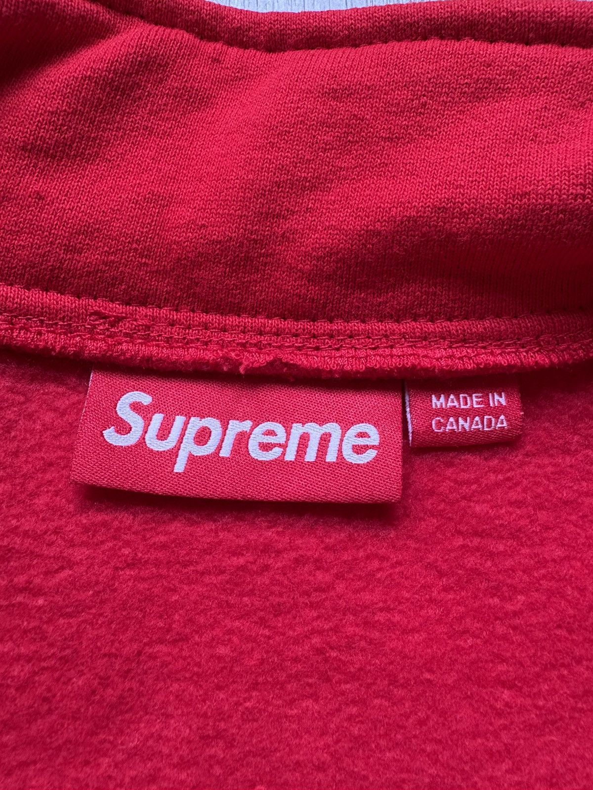 Supreme Supreme Collegiate Half Zip Pullover Red FW24 Size US L / EU 52-54 / 3 - 8 Thumbnail