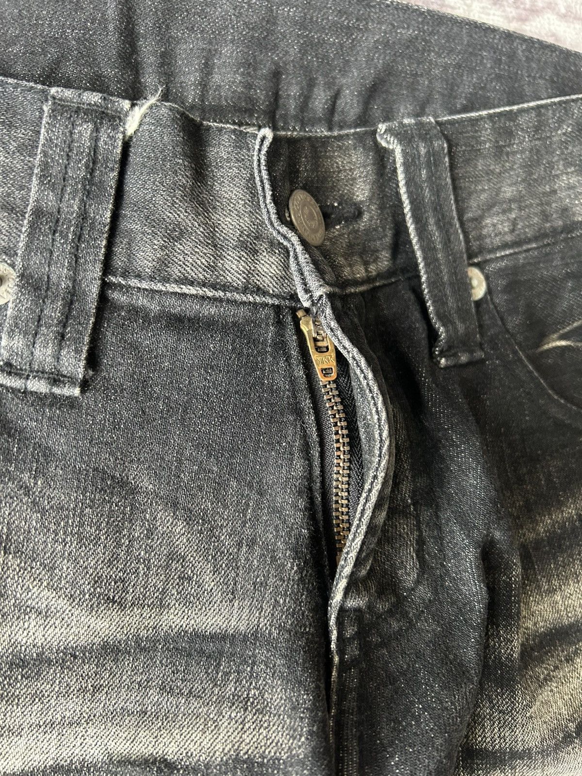 Tornado Mart Tornado Mart Rockstar Flared Black Jeans Size US 32 / EU 48 - 12 Thumbnail