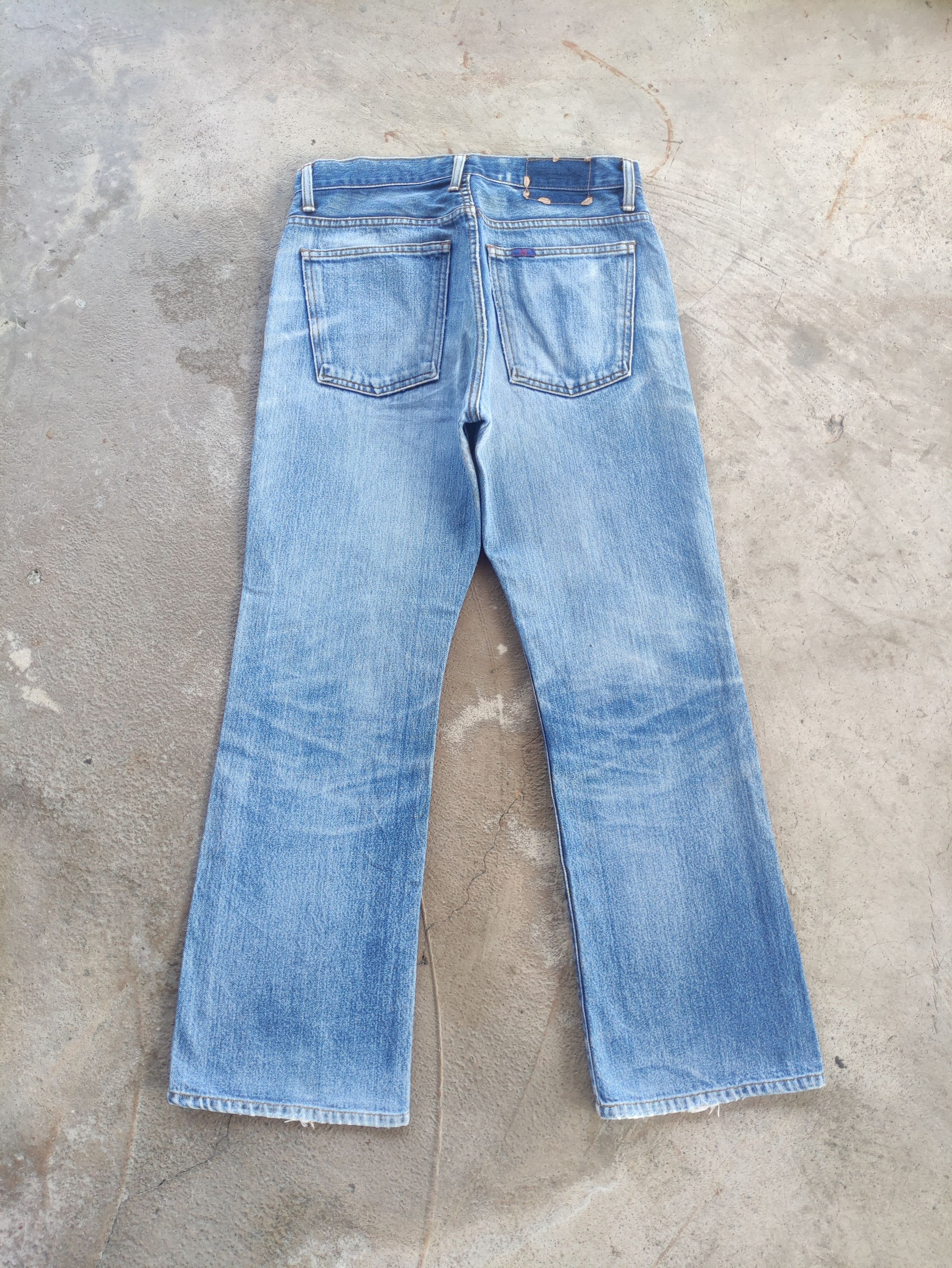 Edwin Vintage Edwin Japan Micro Flare Distressed Jean Size US 32 / EU 48 - 9 Thumbnail