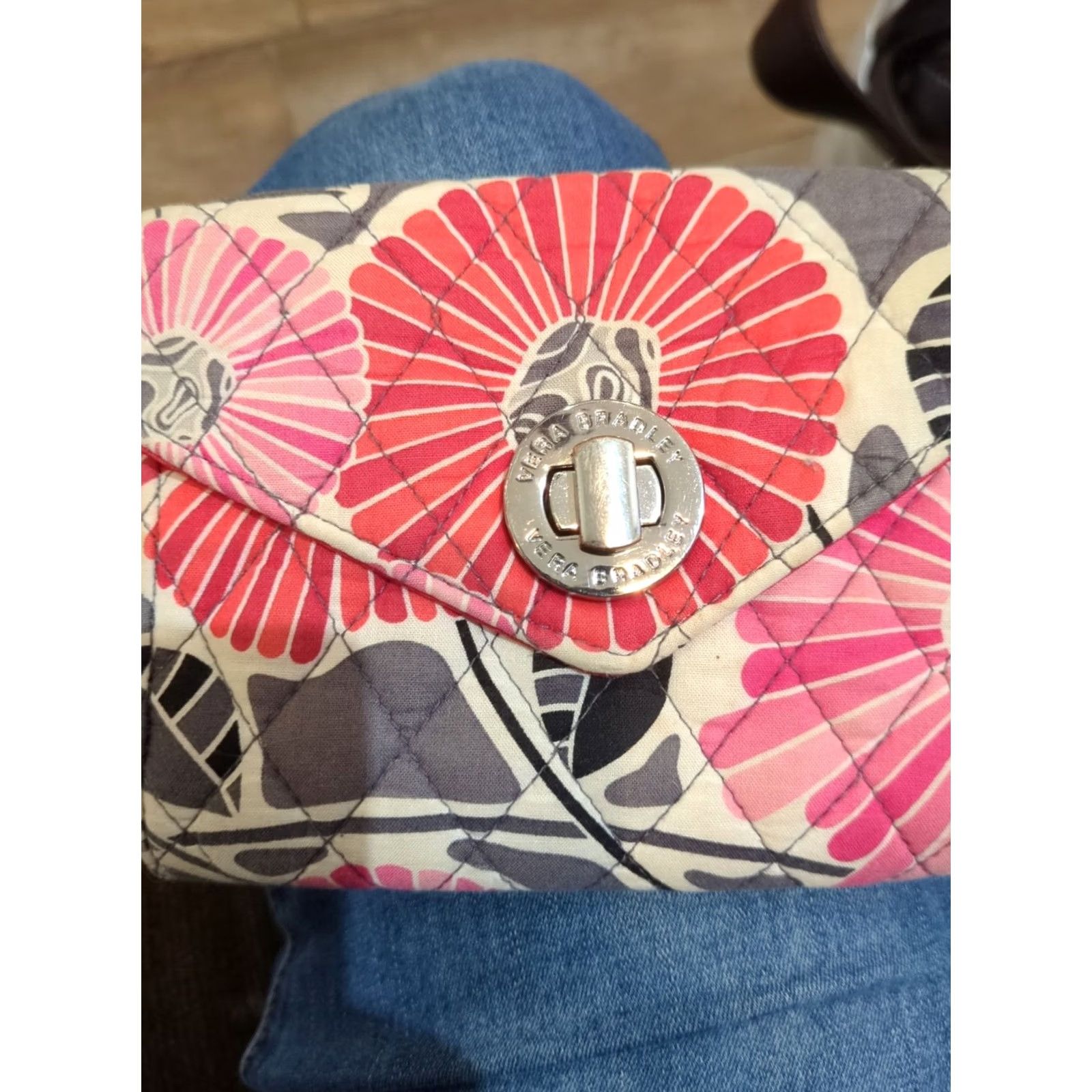 Vera Bradley Vera Bradley Wallet Wristlet Your Turn Cheery Blossoms Flowers Classic Colorful Credit Card Womens 20? Size ONE SIZE - 2 Thumbnail