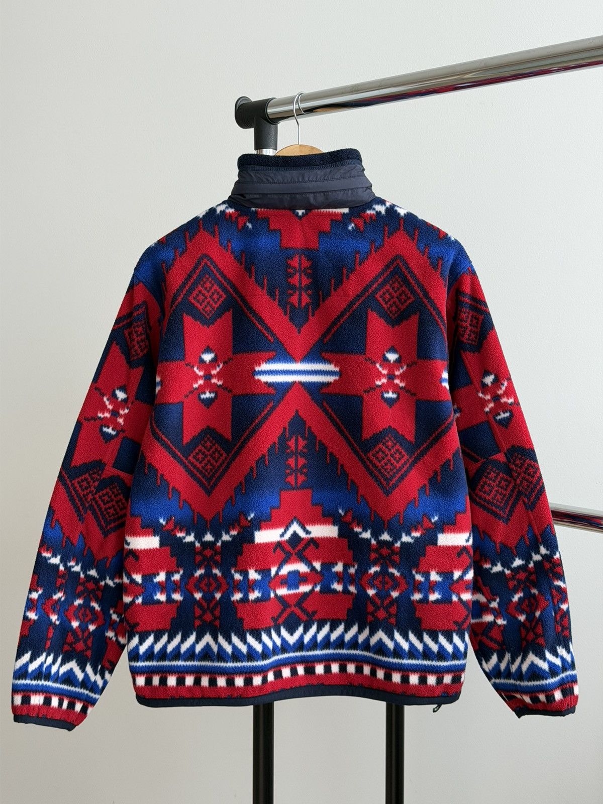 Polo Ralph Lauren Polo Ralph Lauren Vintage Aztec Southwestern Fleece Jacket Size US M / EU 48-50 / 2 - 3 Thumbnail