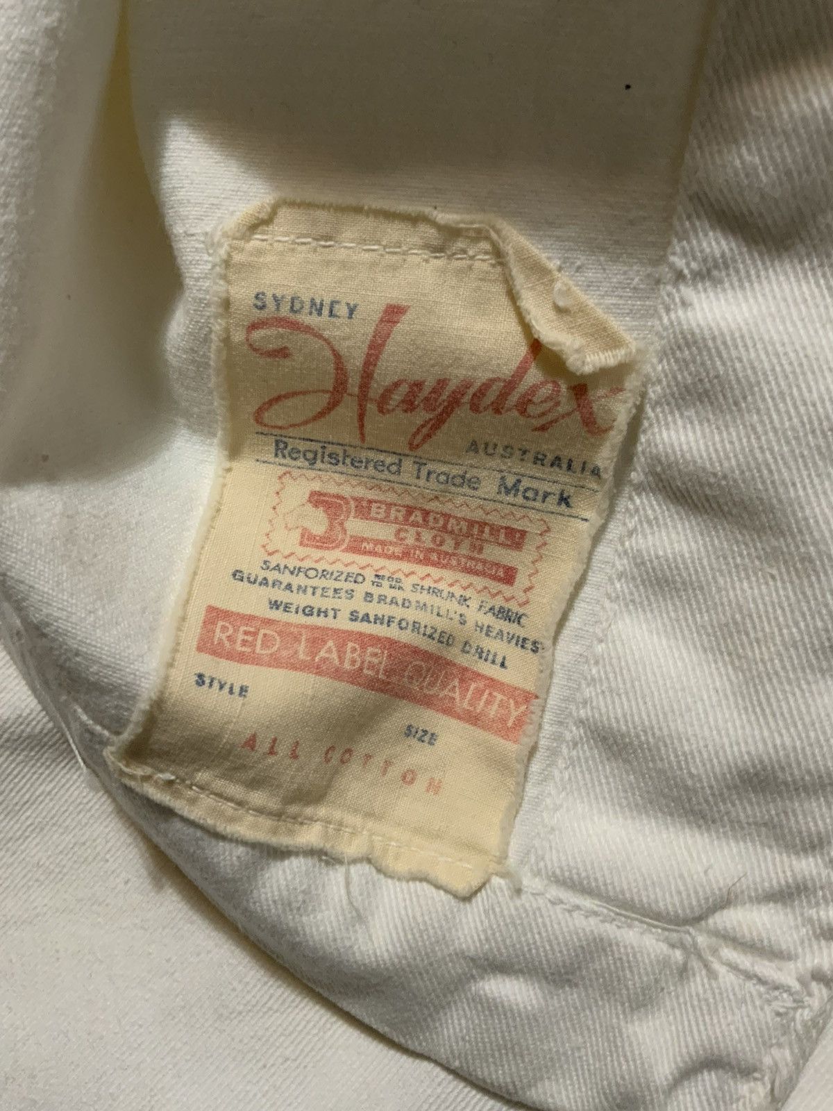 Vintage Vintage 50s 60s Haydex Sanforized Cloth Drill Work Jacket Size US S / EU 44-46 / 1 - 4 Thumbnail