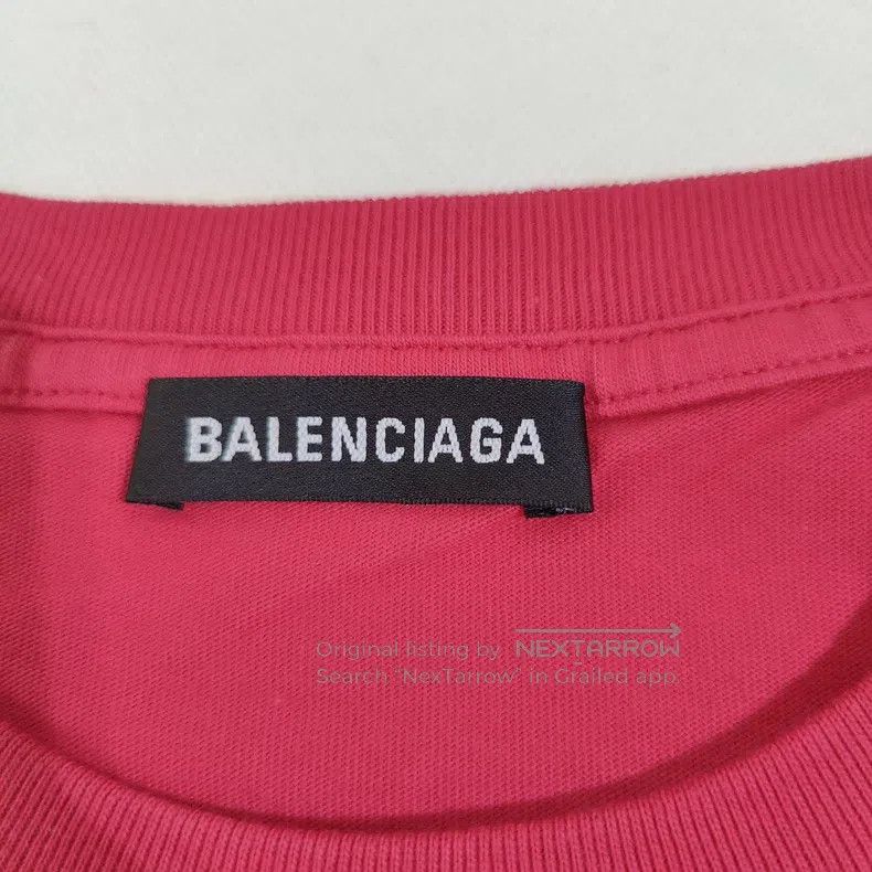Balenciaga Balenciaga Red Short Sleeve T-Shirt Size US M / EU 48-50 / 2 - 3 Thumbnail