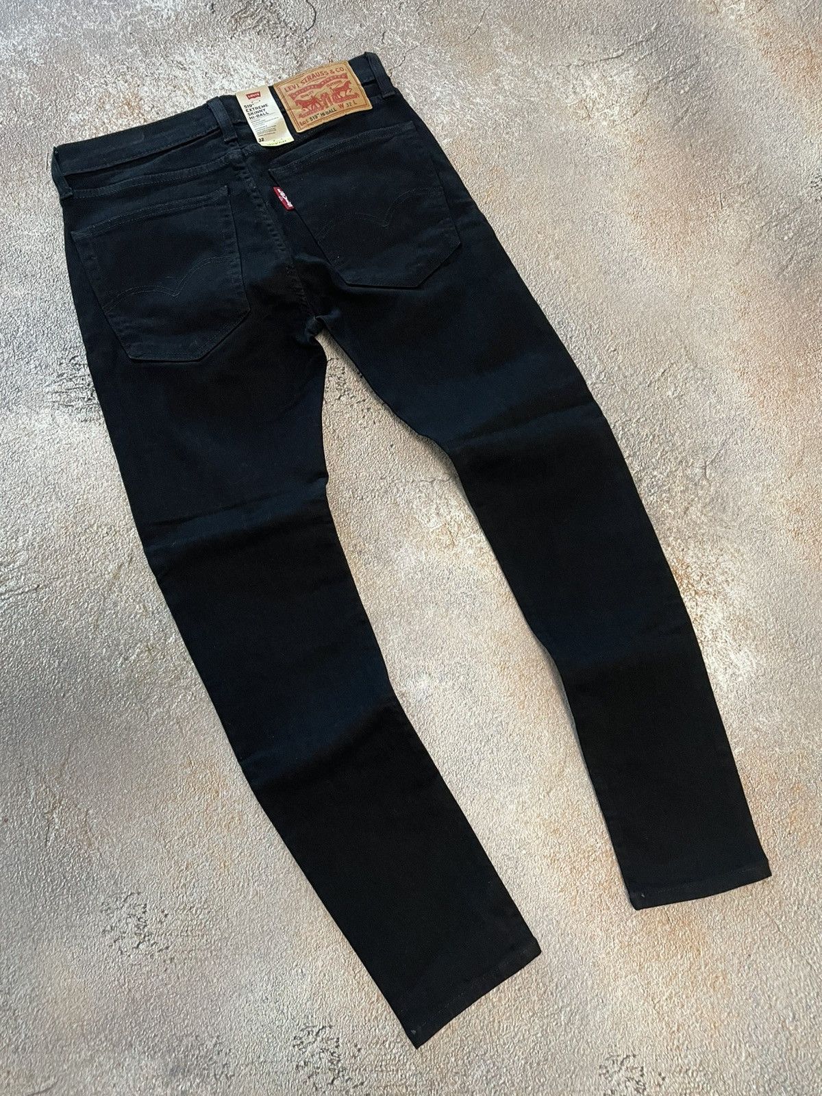 Levi's Levi's Black Denim Hi-Ball Skinny Jeans Size US 32 / EU 48 - 1 Thumbnail
