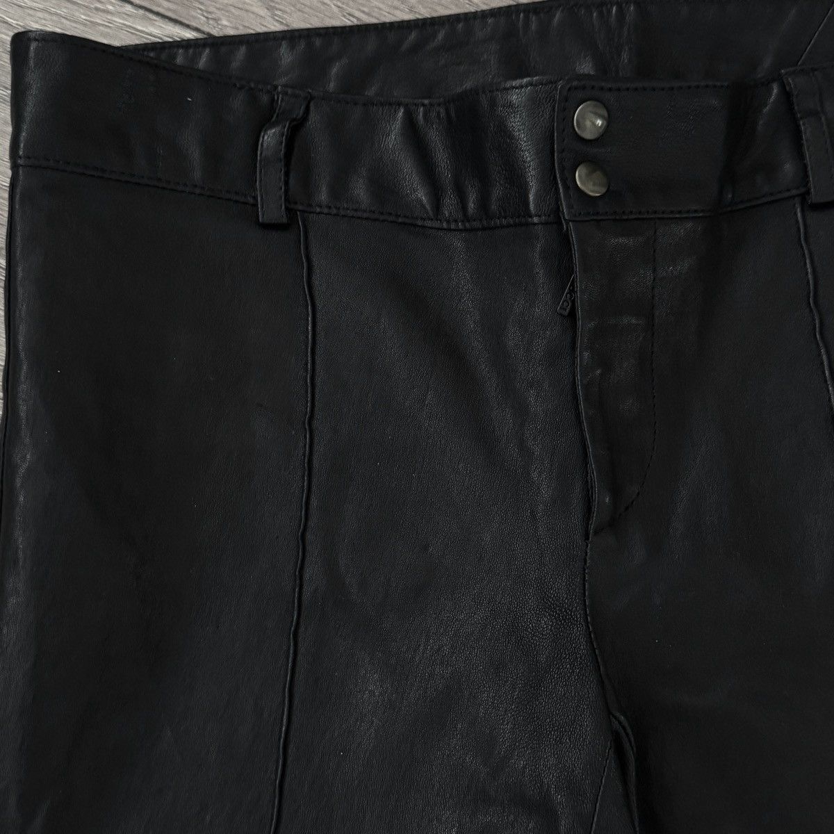 Gucci Runway Gucci by Tom Ford Leather Trousers Size 27" / US 4 / IT 40 - 4 Thumbnail