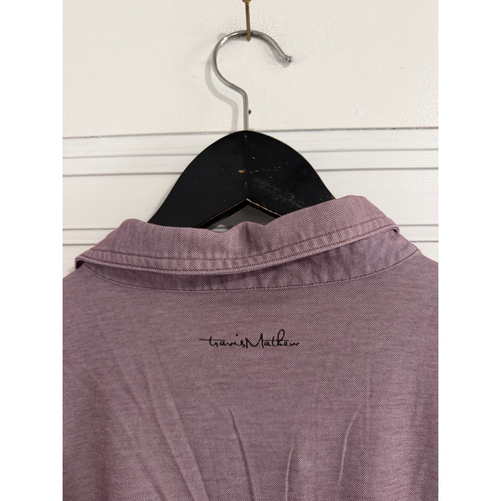 TravisMathew TravisMathew Dusty Purple Golf Polo Men's Size XXL Size US XXL / EU 58 / 5 - 6 Thumbnail
