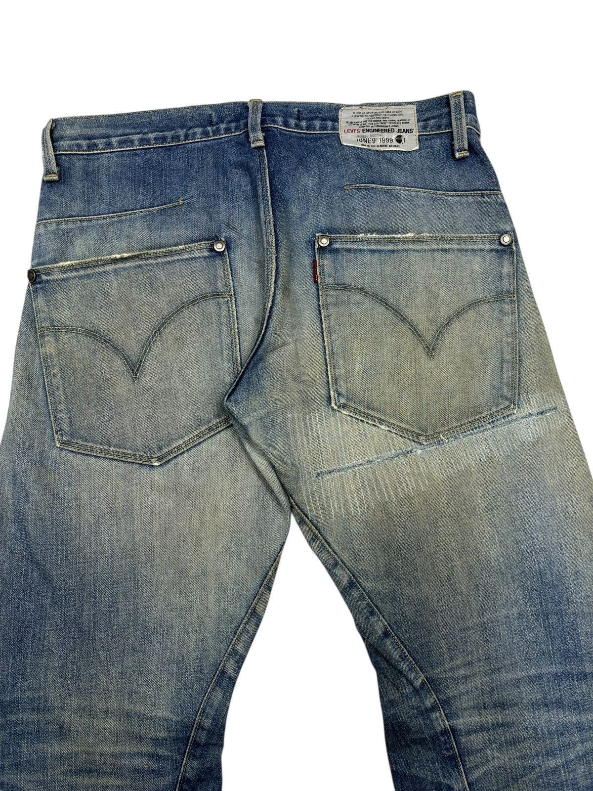 Engineered Garments × Levi's Levis Engineered 1999 Flare Twist Rusty Flared Jeans Size US 33 - 10 Thumbnail