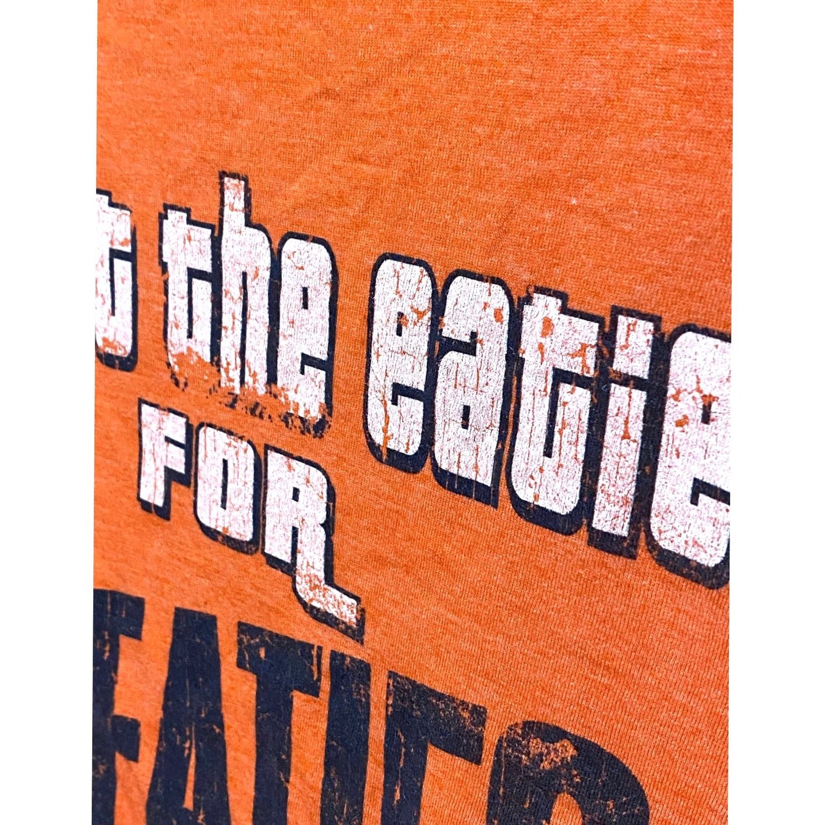 Vintage Savvy I’ve Got The Eaties For Wheaties Cereal Orange Shirt Mens S Novelty Funny Humor T-Shirt Short Sleeve Graphic Print Cotton Polyester Regular Size US S / EU 44-46 / 1 - 4 Thumbnail