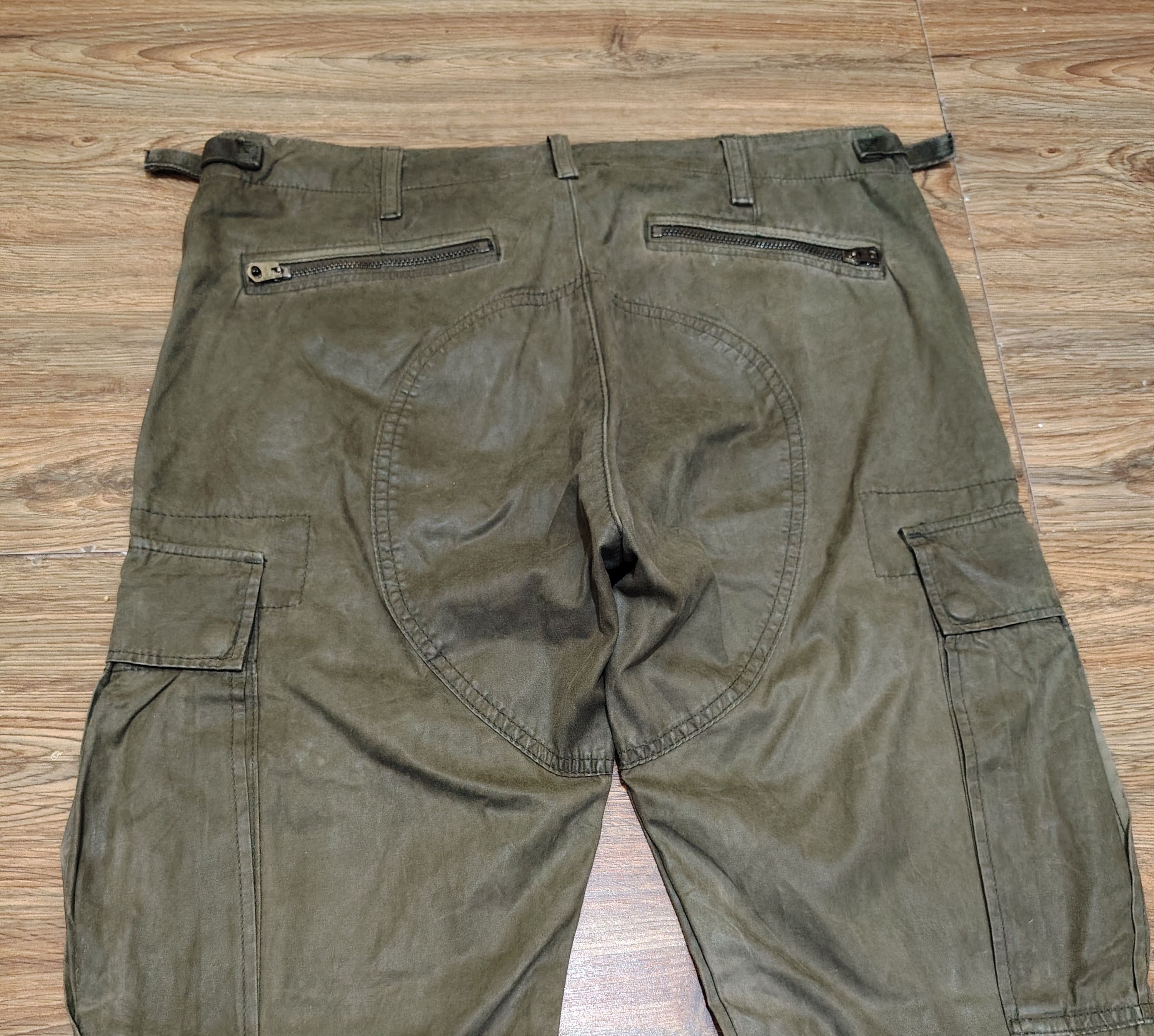 Ralph Lauren RALPHLAUREN-BlackLabel- 'The Courier' Waxed Biker Cargo Pant Size US 33 - 13 Thumbnail