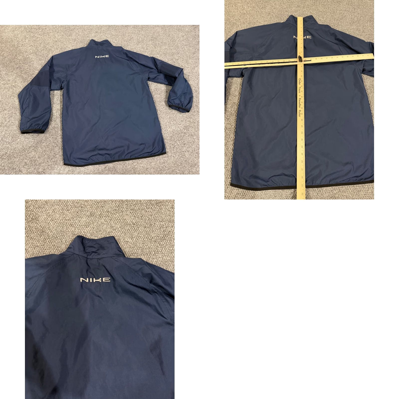 Nike VINTAGE Nike windbreaker jacket Mens M Blue Full Zip Lightweight Windbreaker Logo Sports Activewear Jacket Size US M / EU 48-50 / 2 - 8 Thumbnail