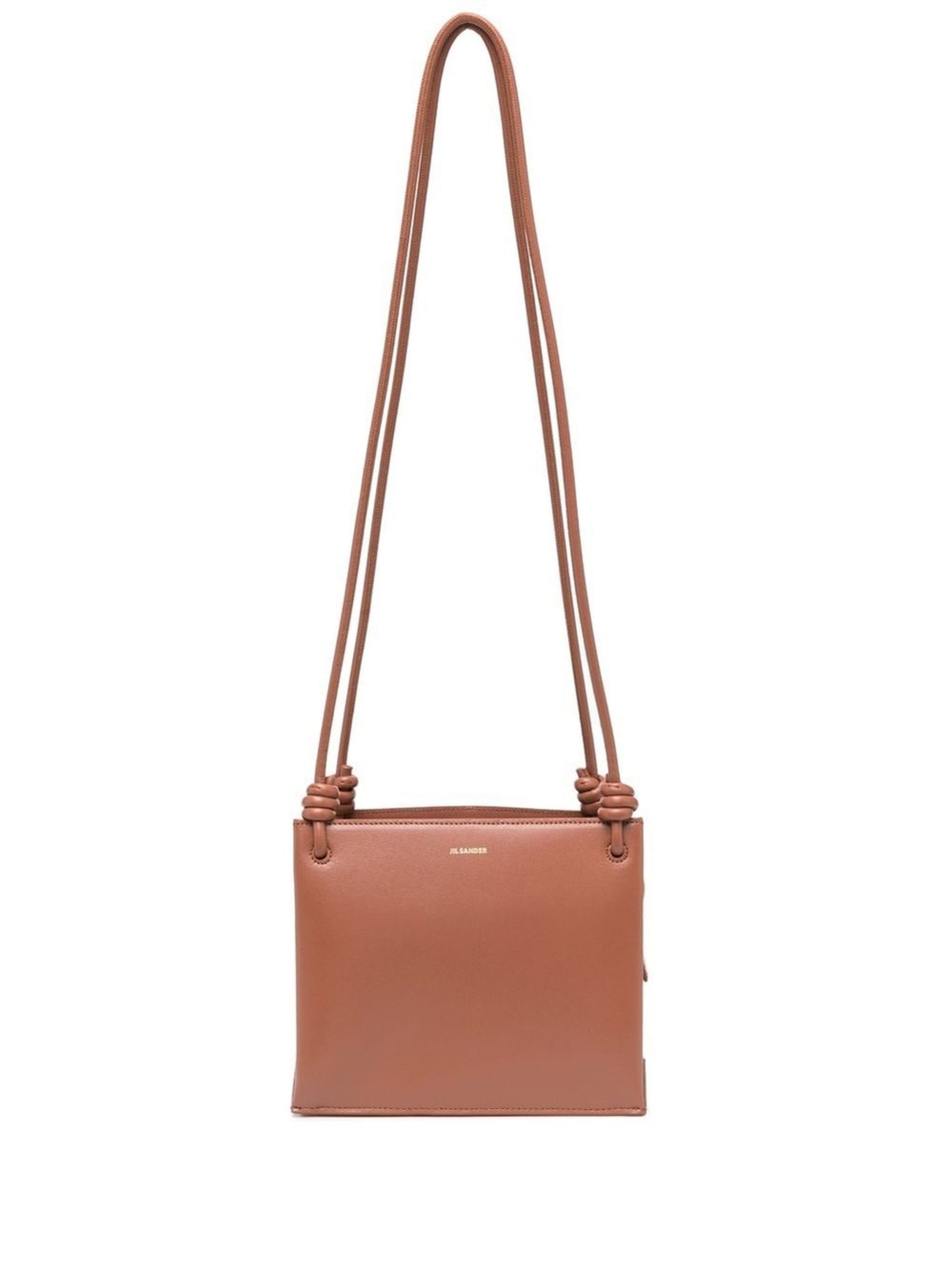 Jil Sander o1loc1c1124 Size: OS/ Knot-Detail Crossbody Bag in Brown Size ONE SIZE - 1 Thumbnail