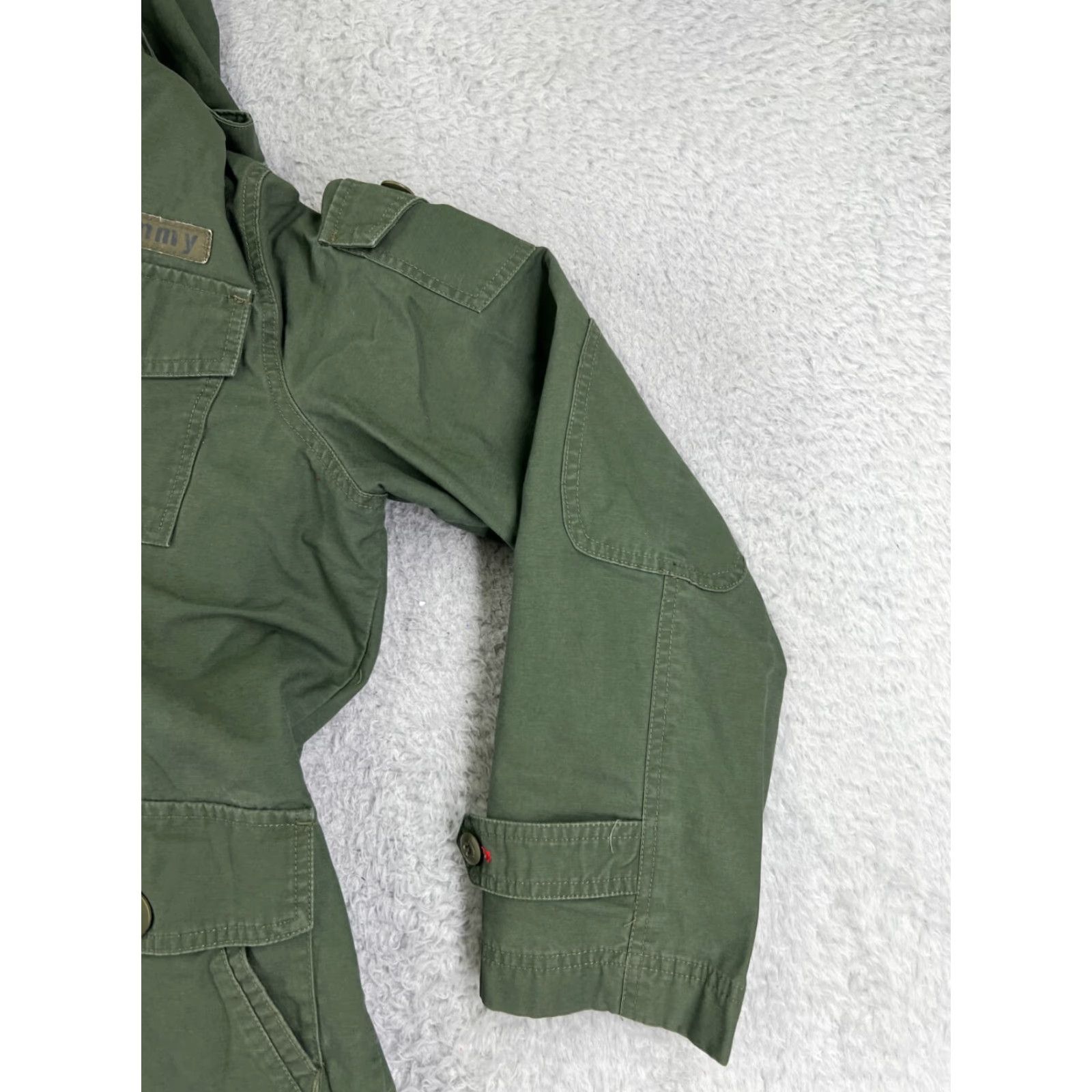 Tommy Hilfiger Tommy Hilfiger Jacket Womens XL Green Army Fleece 3-in-1 Full Zip Casual Pockets Long Sleeve Shell Cotton Nylon Lining Size XL / US 12-14 / IT 48-50 - 6 Thumbnail