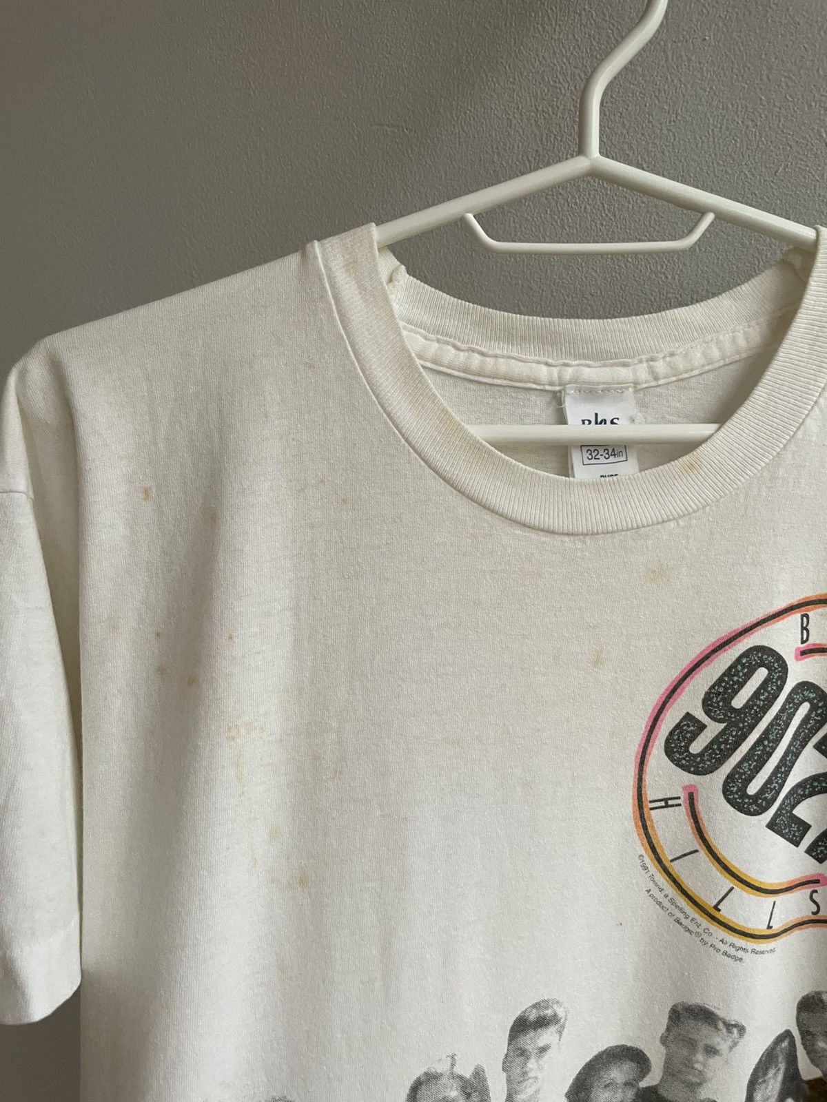 Vintage Rare Beverly Hills 90210 Vintage 1991 90s T Shirt Tee Size US L / EU 52-54 / 3 - 12 Thumbnail