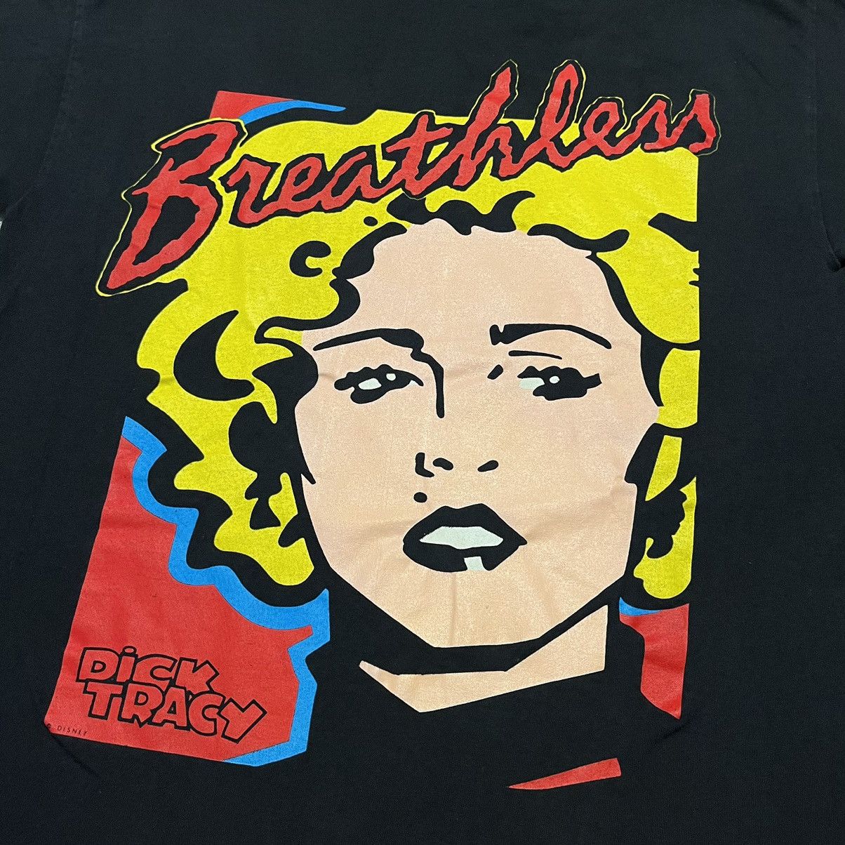 Vintage Vintage 1990s Dick Tracy Madonna Breathless Disney Tee Shirt Size US L / EU 52-54 / 3 - 3 Thumbnail