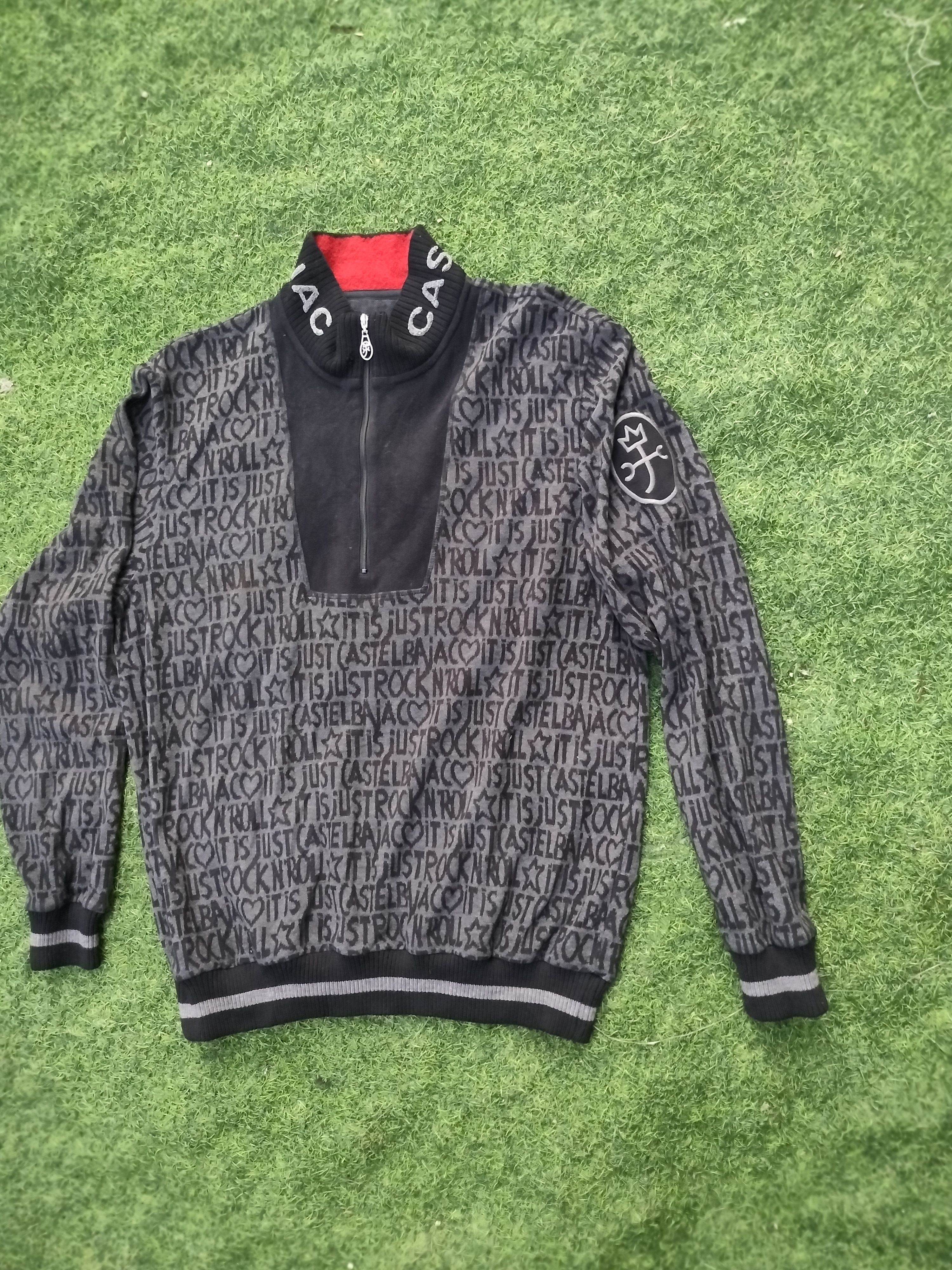 Japanese Brand CASTELBAJAC FULL PRINT HALF ZIPPER SWEATSHIRT Size US L / EU 52-54 / 3 - 2 Thumbnail