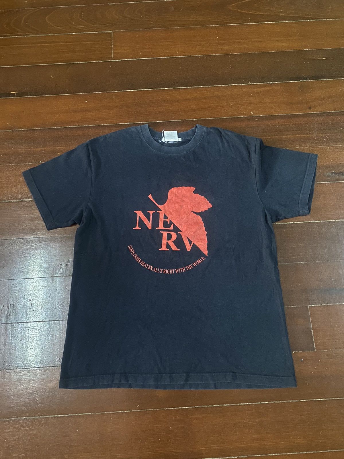Anime × Japanese Brand × Vintage NERV NEON GENESIS EVANGELION ANIME cospa manga TEE Size US XL / EU 56 / 4 - 4 Thumbnail
